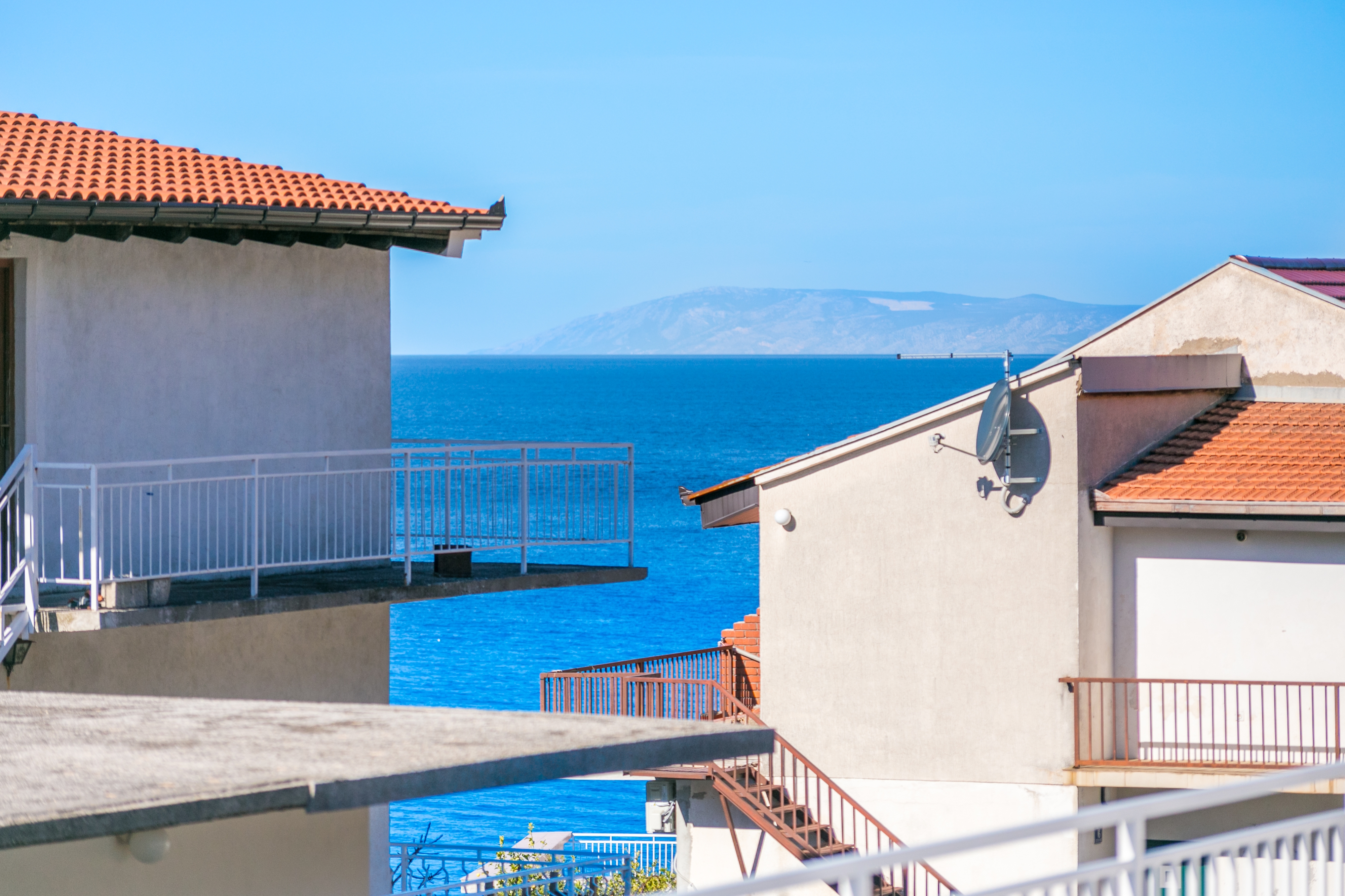 Two bedroom apartment with balcony and sea view Podaca, Makarska  A-d