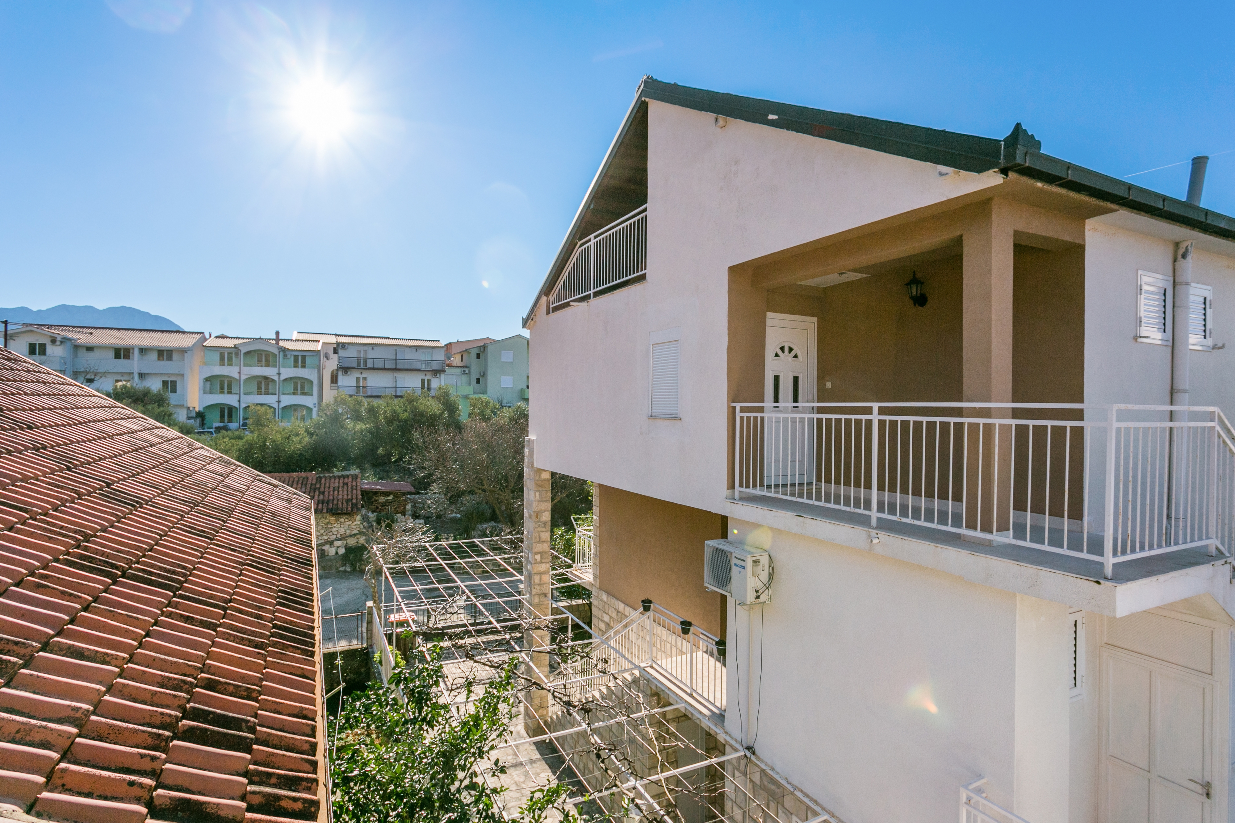 Two bedroom apartment with balcony and sea view Podaca, Makarska  A-d
