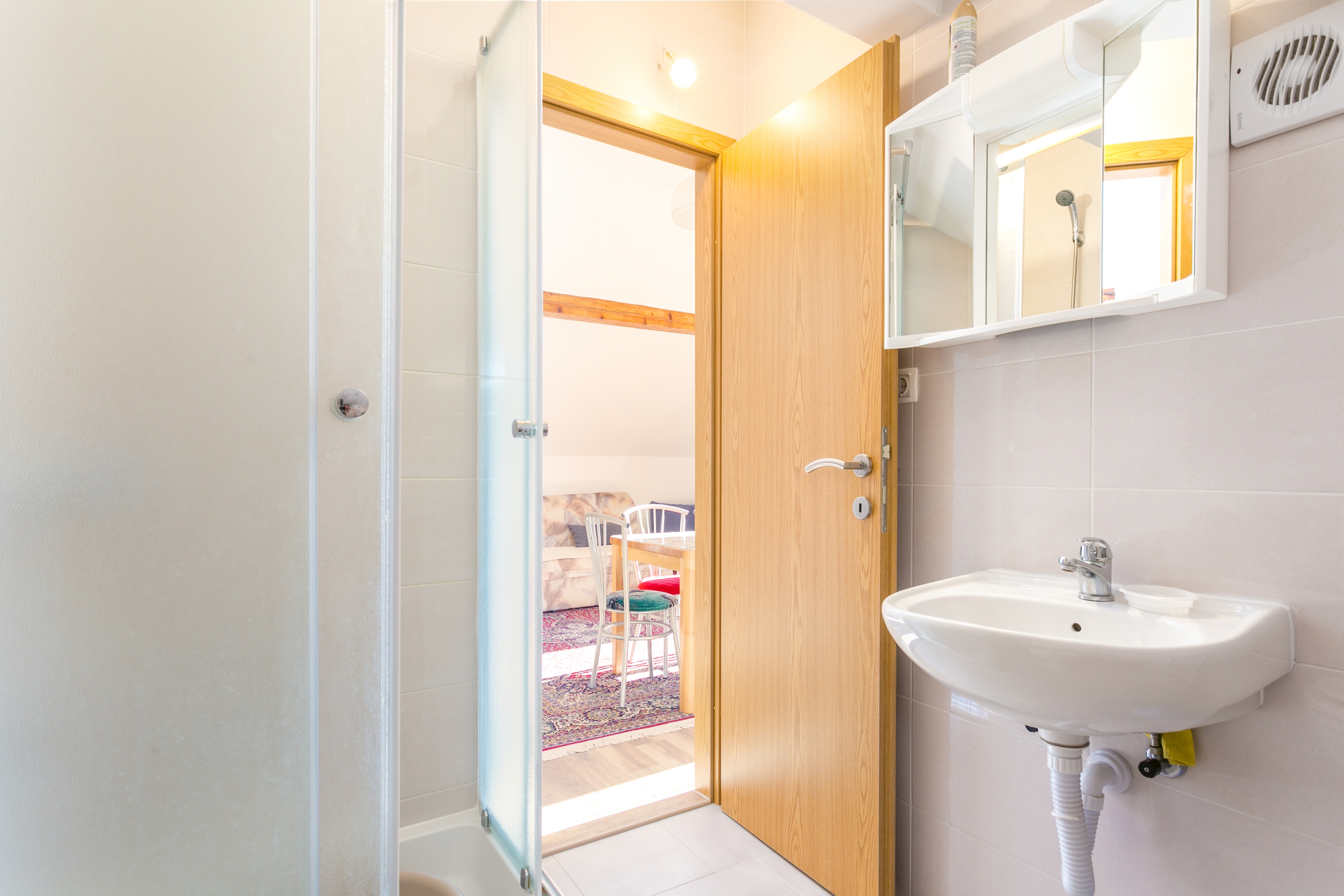 Two bedroom apartment with balcony and sea view Podaca, Makarska  A-d