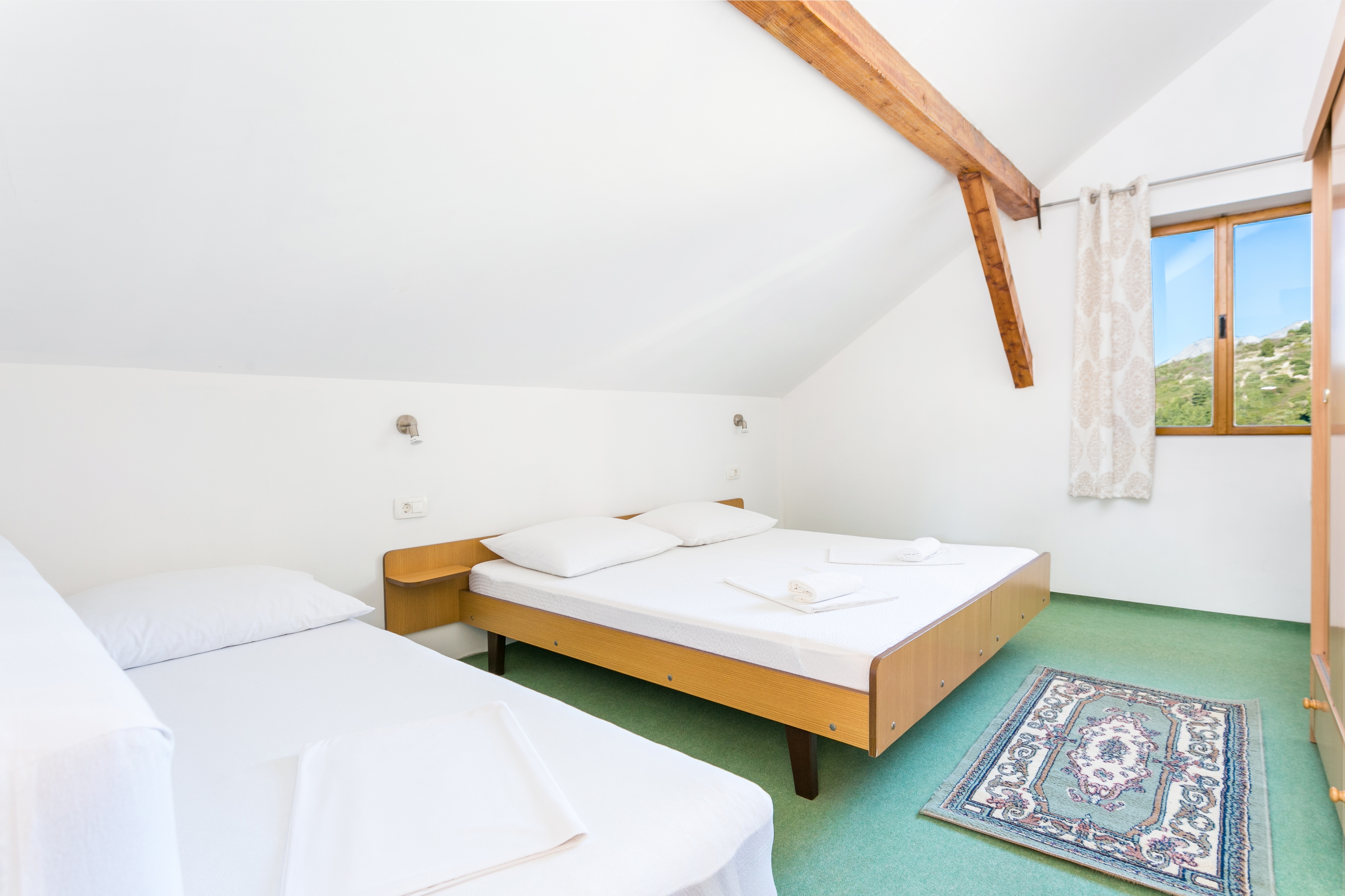 Two bedroom apartment with balcony and sea view Podaca, Makarska  A-d