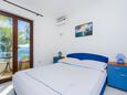 Pisak, Dormitorio in the studio-apartment, air condition available y WiFi.