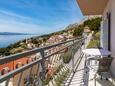 Balcony 1 Mimice, Balcony 1 in the apartment, with a sea view, (pet friendly) and WiFi.
