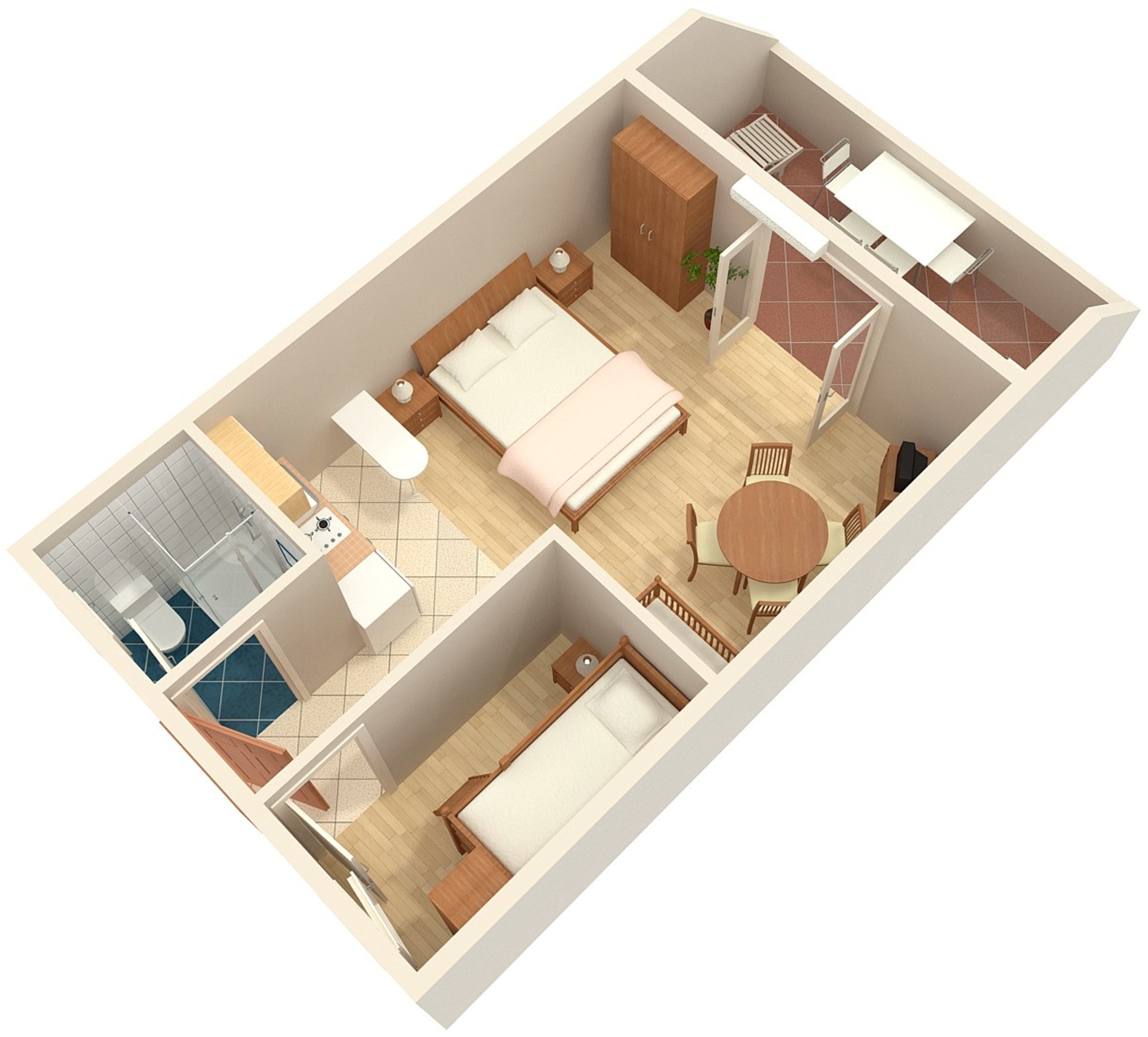 One bedroom apartment near beach Sumpetar, Omiš  A-a