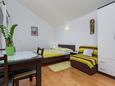 Ložnice Duće, Ložnice v ubytování typu studio-apartment, s klimatizací a WiFi.