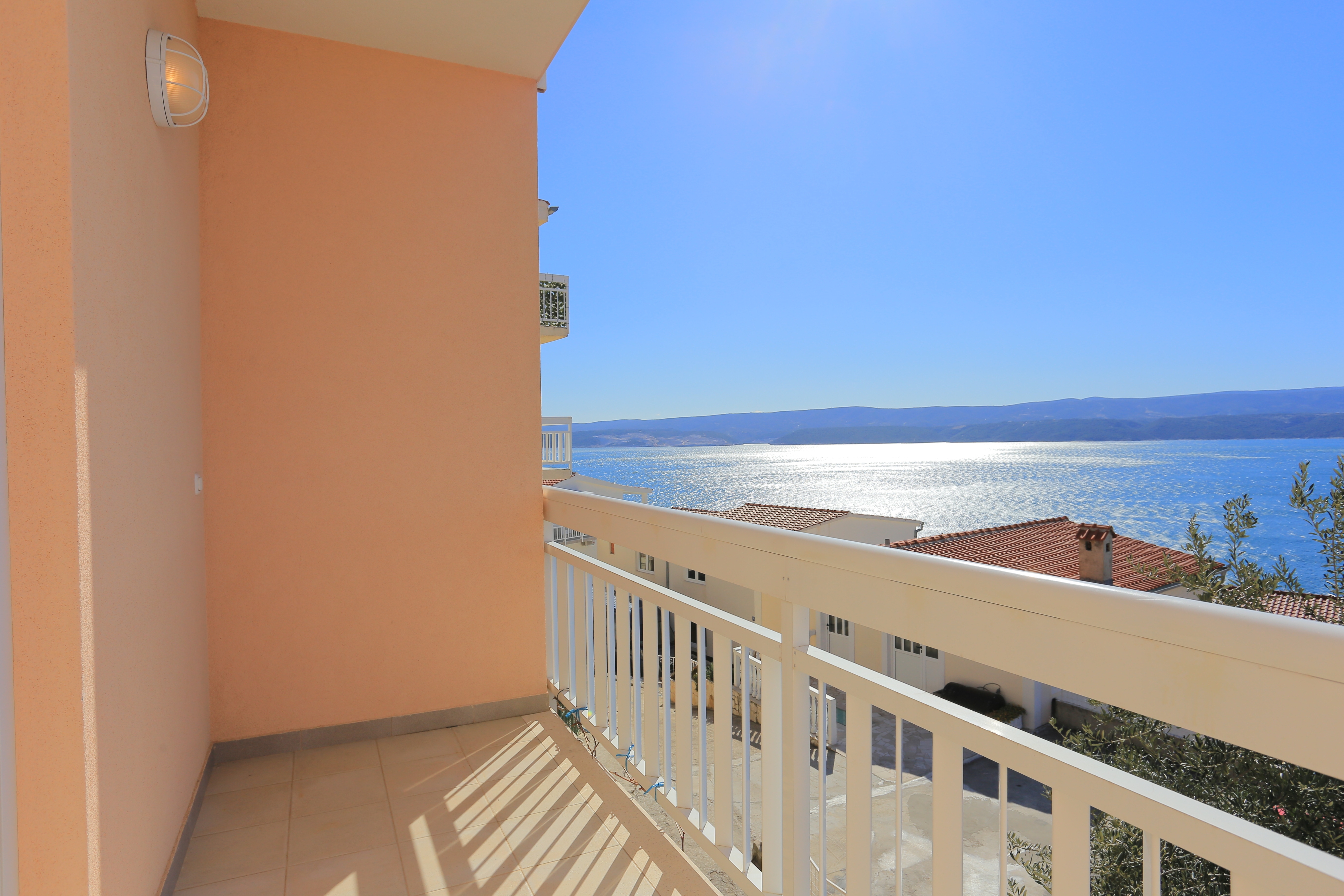 One bedroom apartment with balcony and sea view Stanići, Omiš  A-a