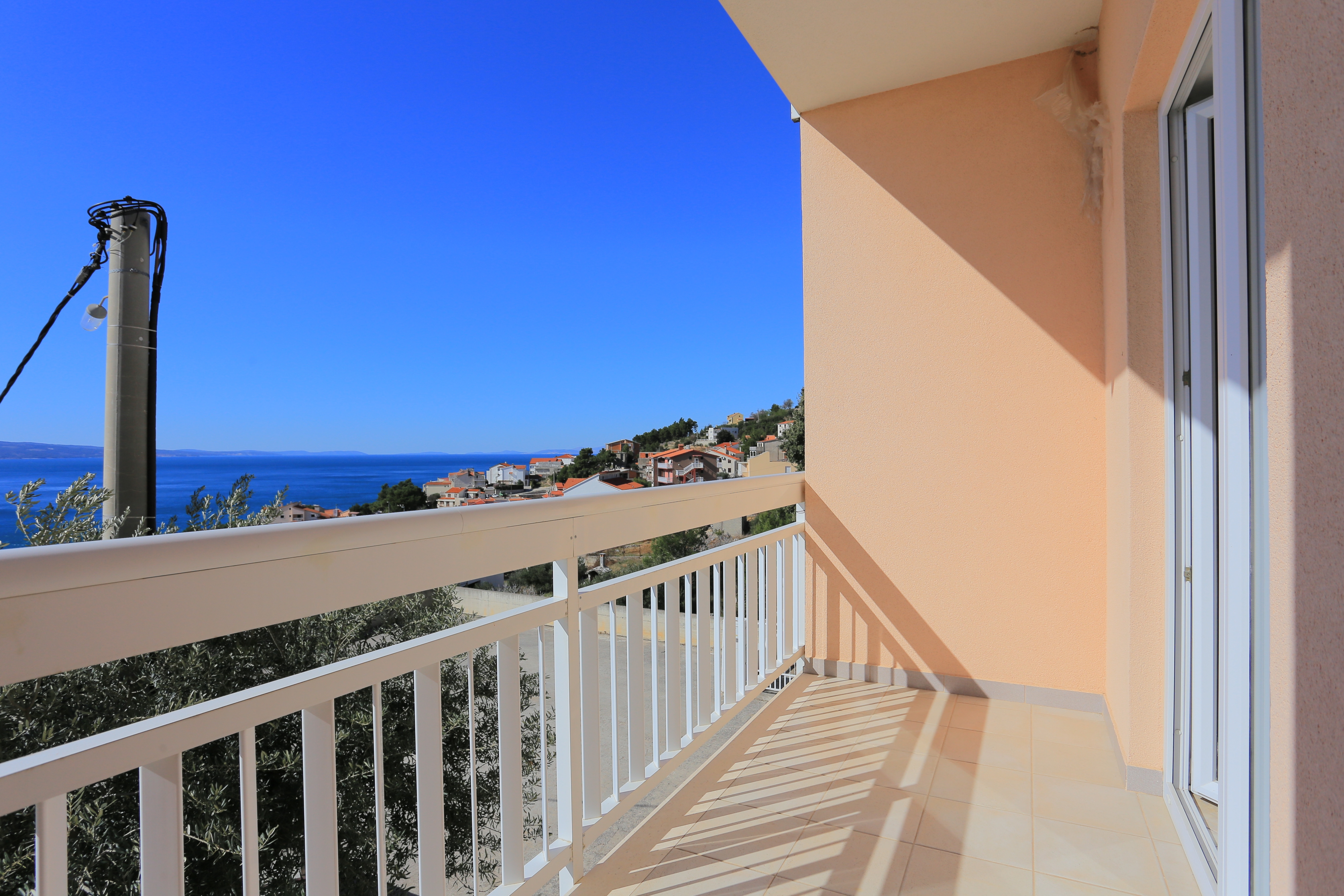 One bedroom apartment with balcony and sea view Stanići, Omiš  A-a