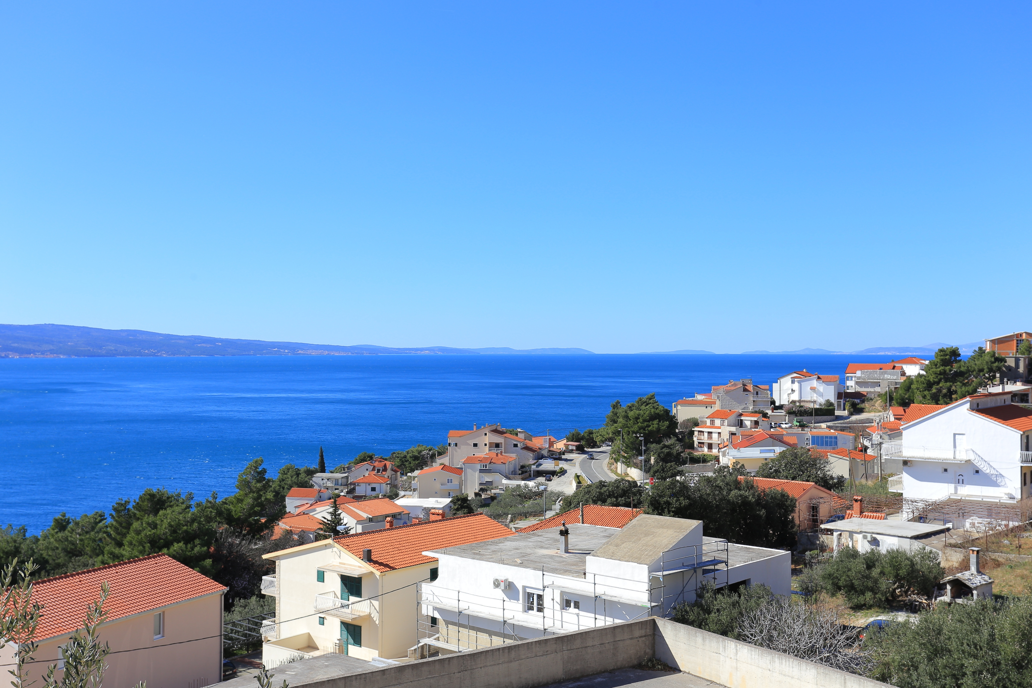 One bedroom apartment with balcony and sea view Stanići, Omiš  A-a