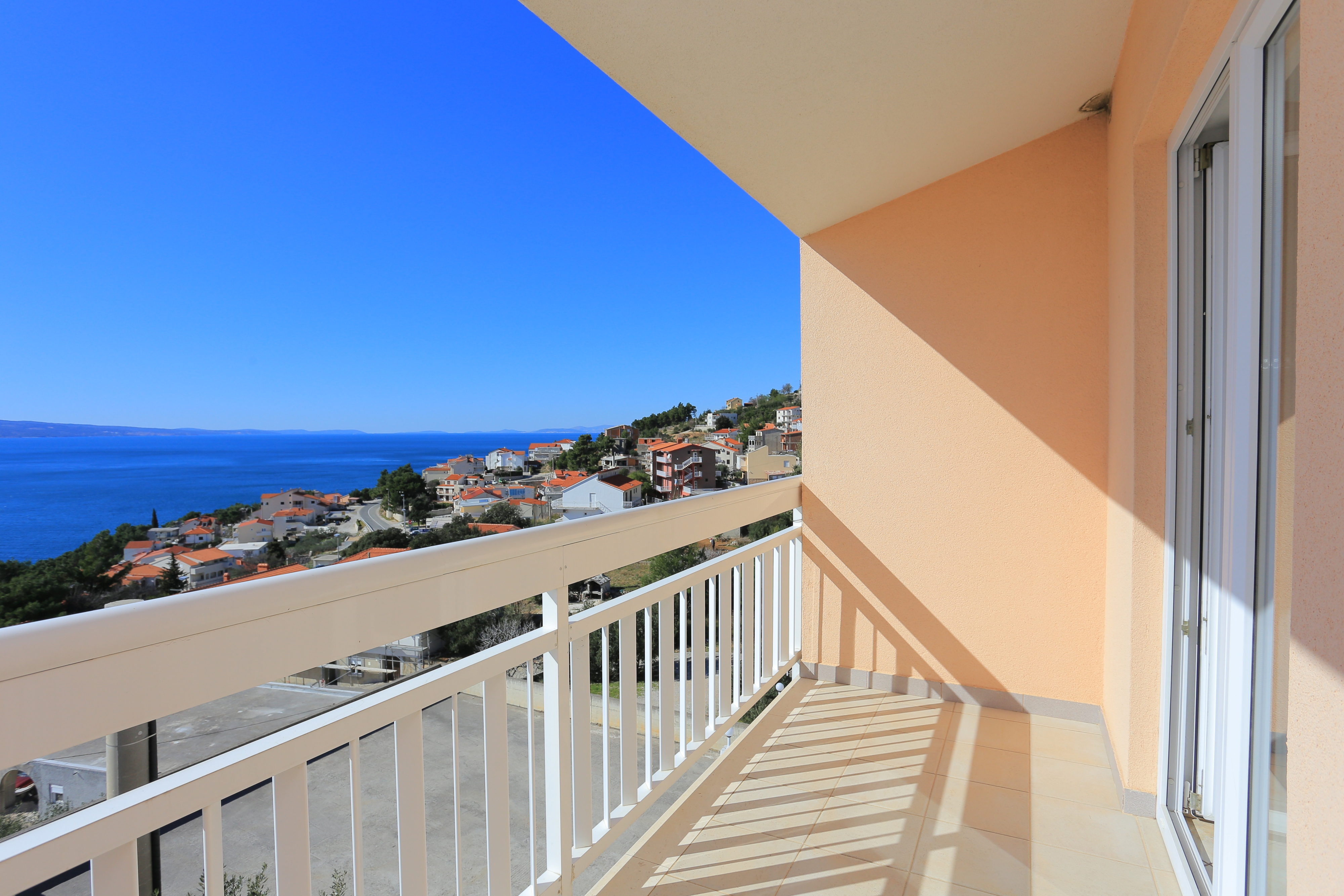 One bedroom apartment with balcony and sea view Stanići, Omiš  A-c
