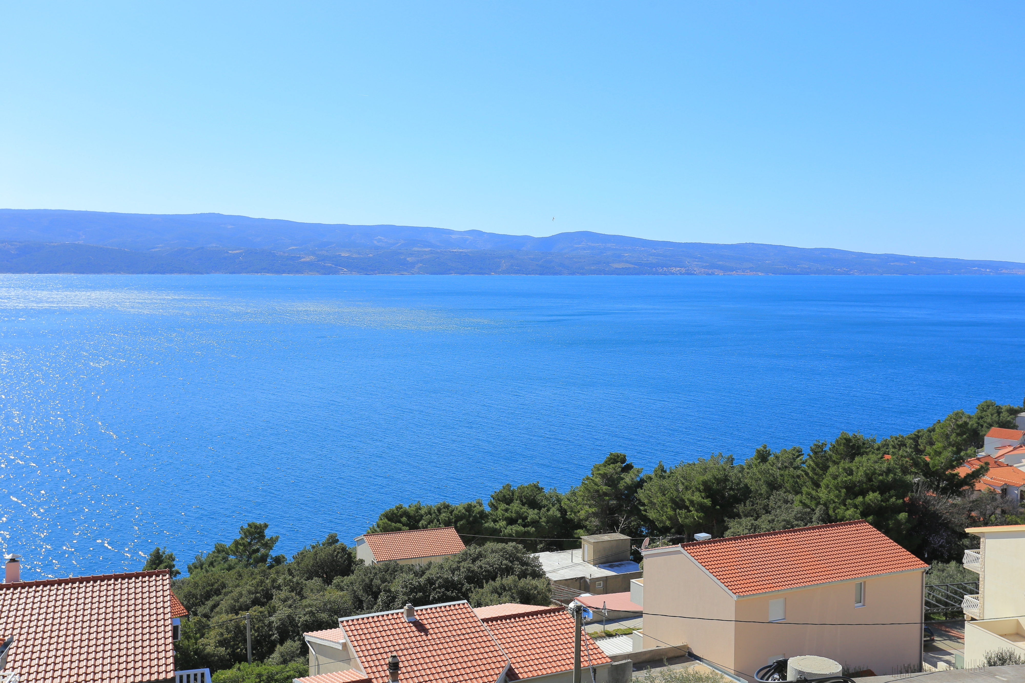 One bedroom apartment with balcony and sea view Stanići, Omiš  A-c