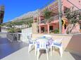 Stanići, Terraza in the apartment, with a sea view y WiFi.