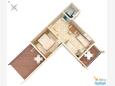Stanići, План в размещении типа apartment, WiFi.