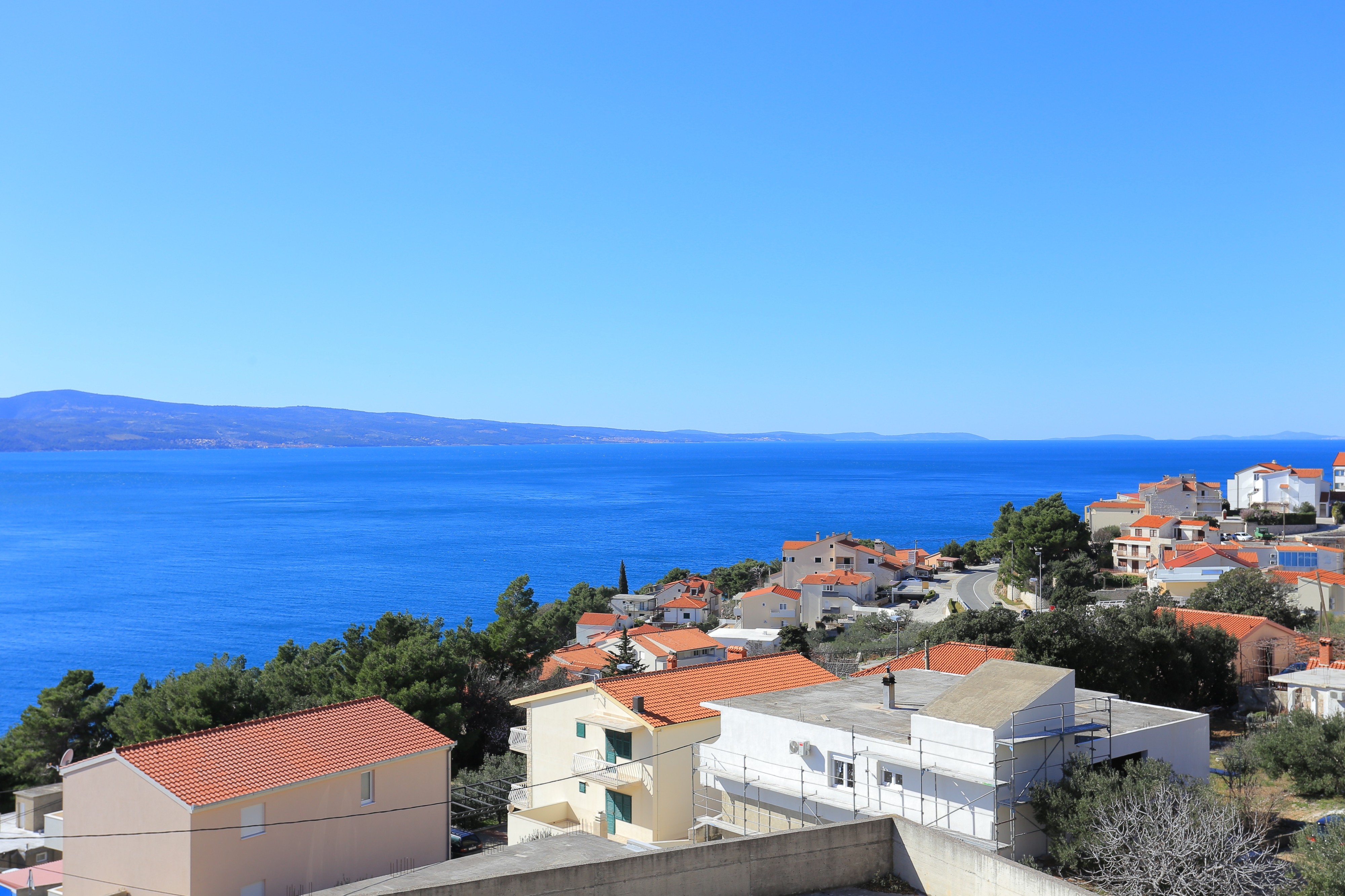 Studio flat with balcony and sea view Stanići, Omiš  AS-a