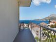 Nemira, Balcony in the apartment, with a sea view, (pet friendly) and WiFi.