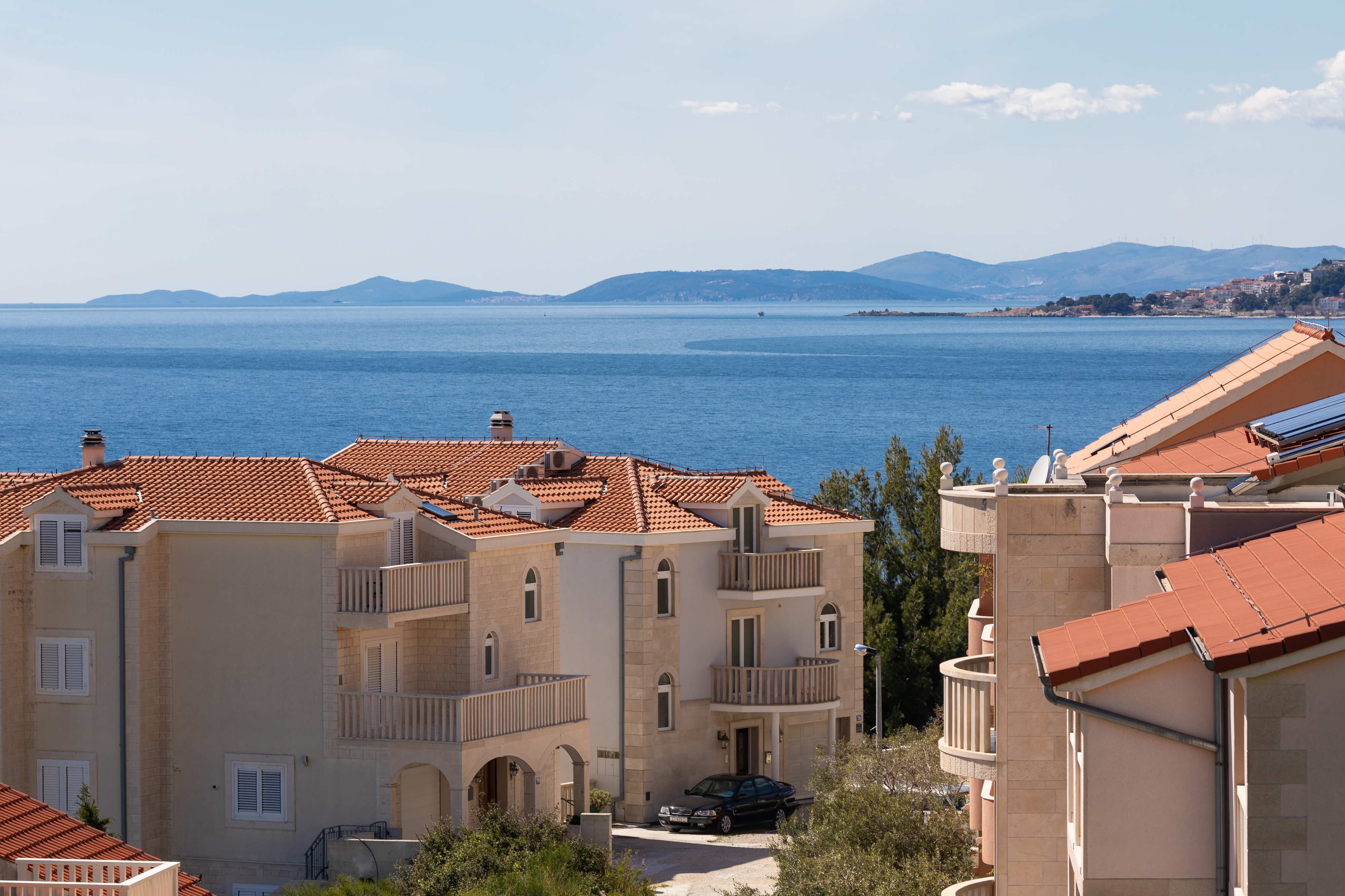 One bedroom apartment with terrace and sea view Nemira, Omiš  A-d
