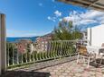 Nemira, Terrace in the apartment, with a sea view, (pet friendly) and WiFi.