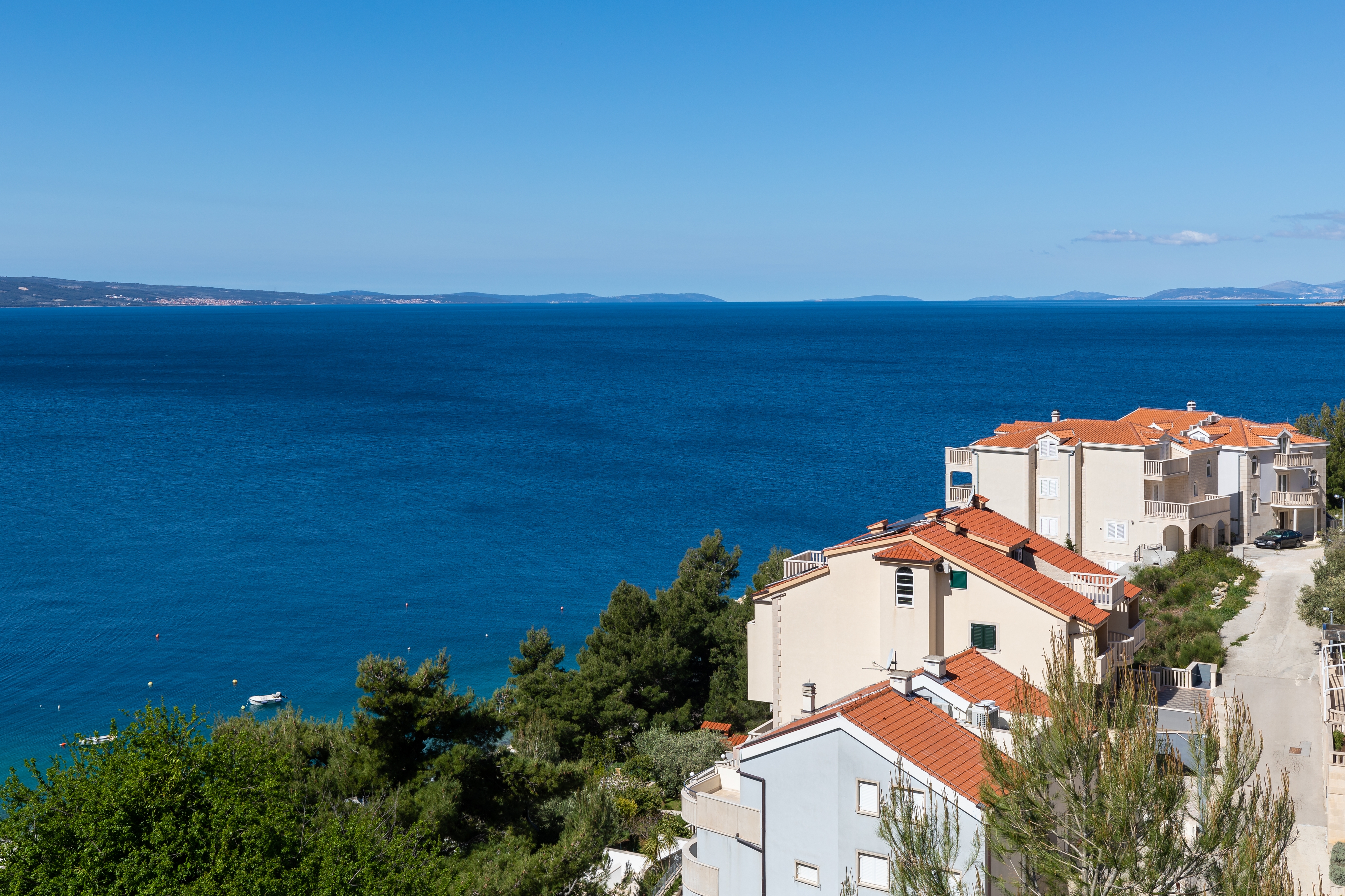 Studio flat with balcony and sea view Nemira, Omiš  AS-a