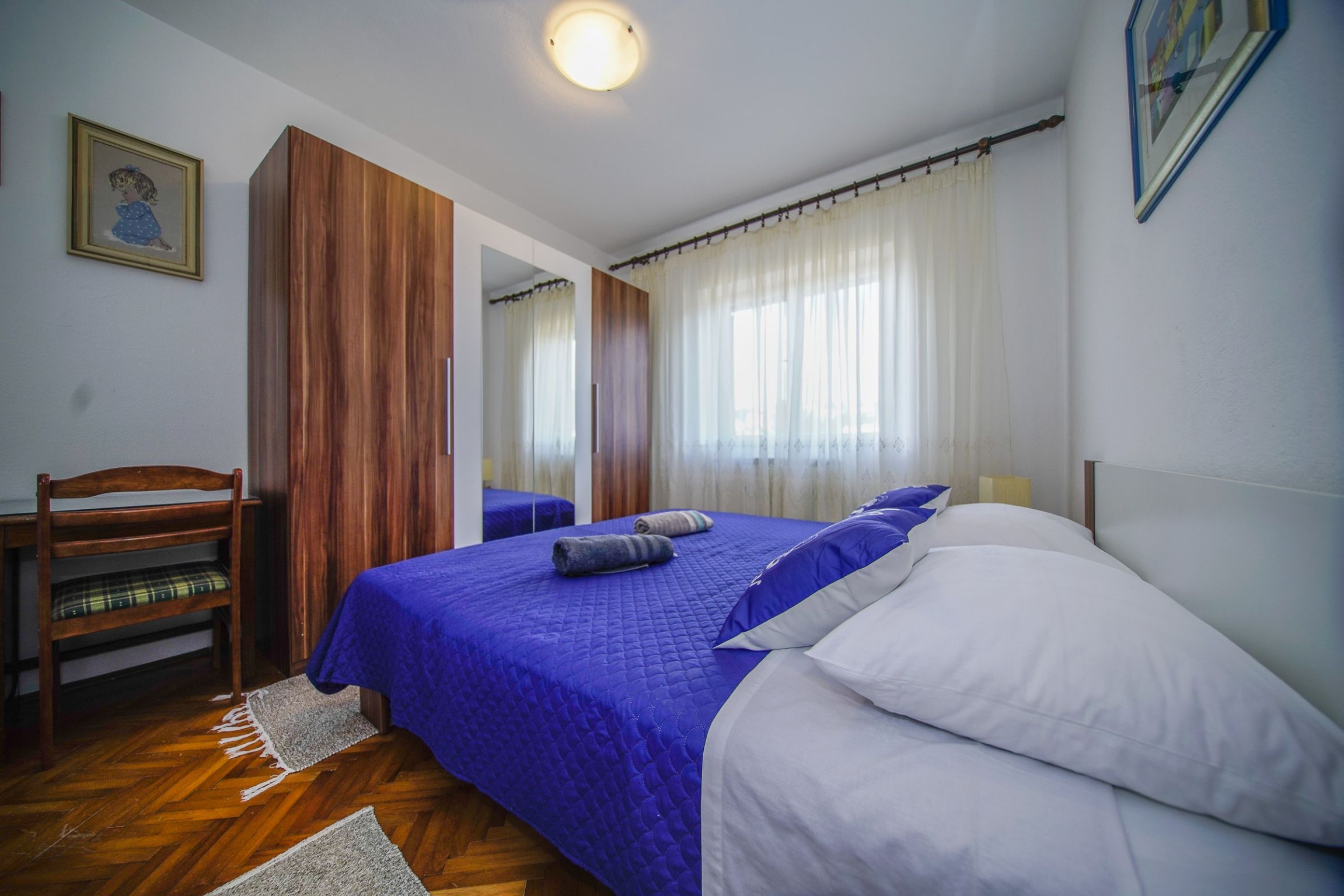 Two bedroom apartment with terrace and sea view Splitska, Brač  A-a