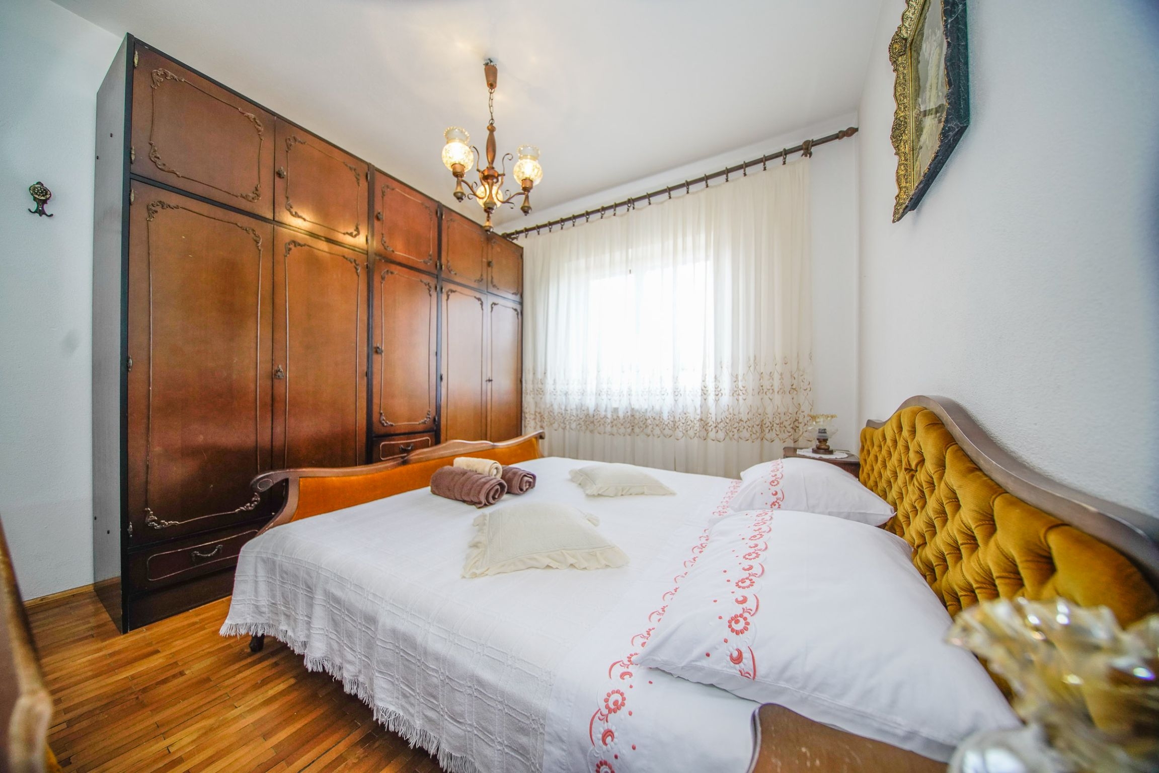 Two bedroom apartment with terrace and sea view Splitska, Brač  A-a