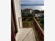 Balcony Bol, Balcony in the apartment, with a sea view and WiFi.