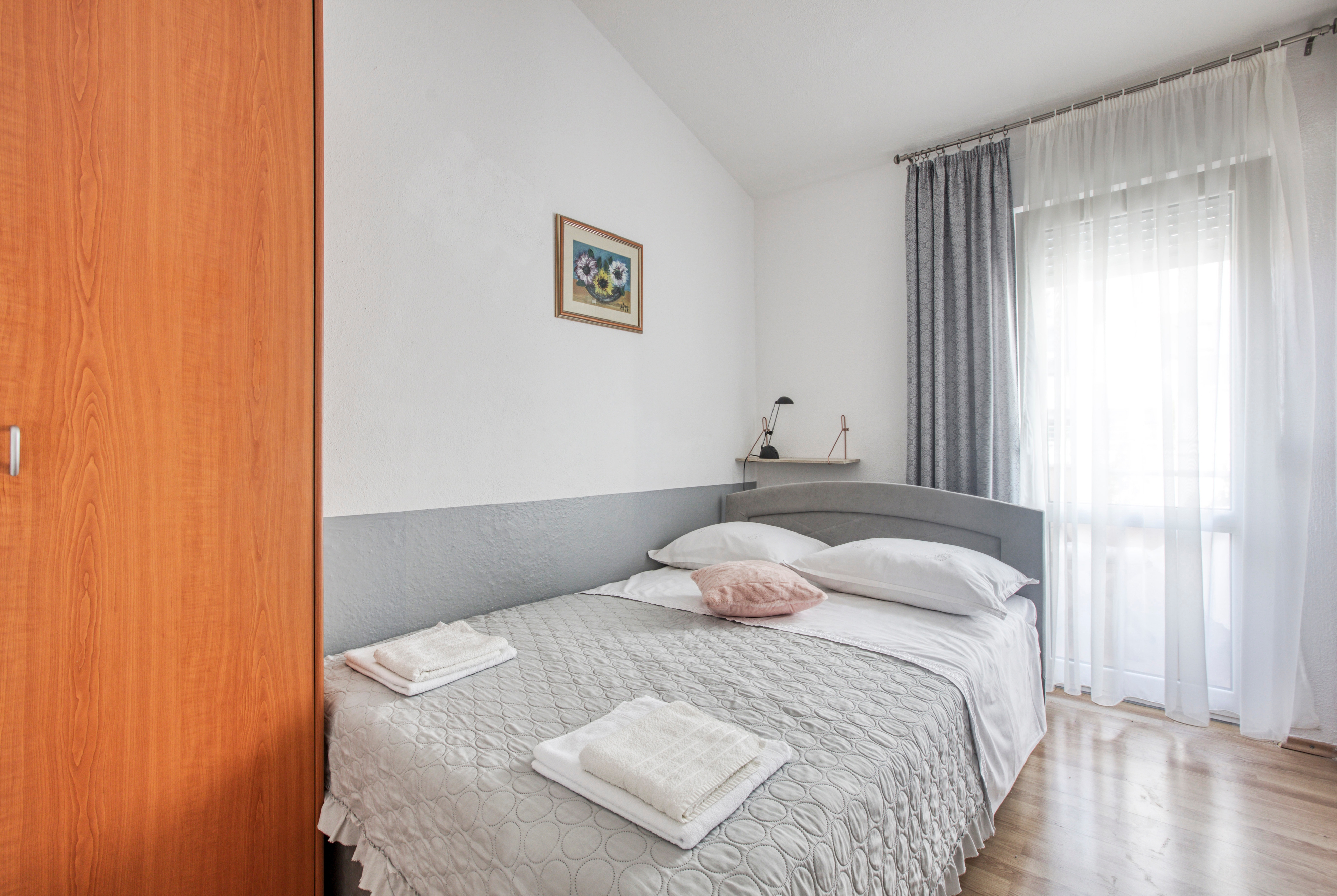 Two bedroom apartment with balcony Rogoznica  A-b