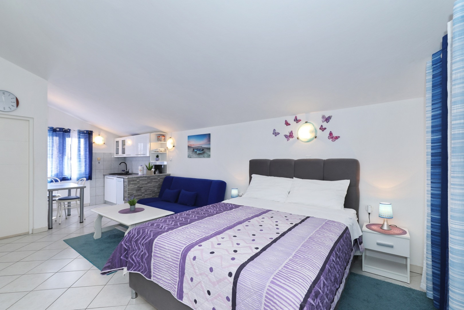 Studio flat with terrace Nin, Zadar  AS-b