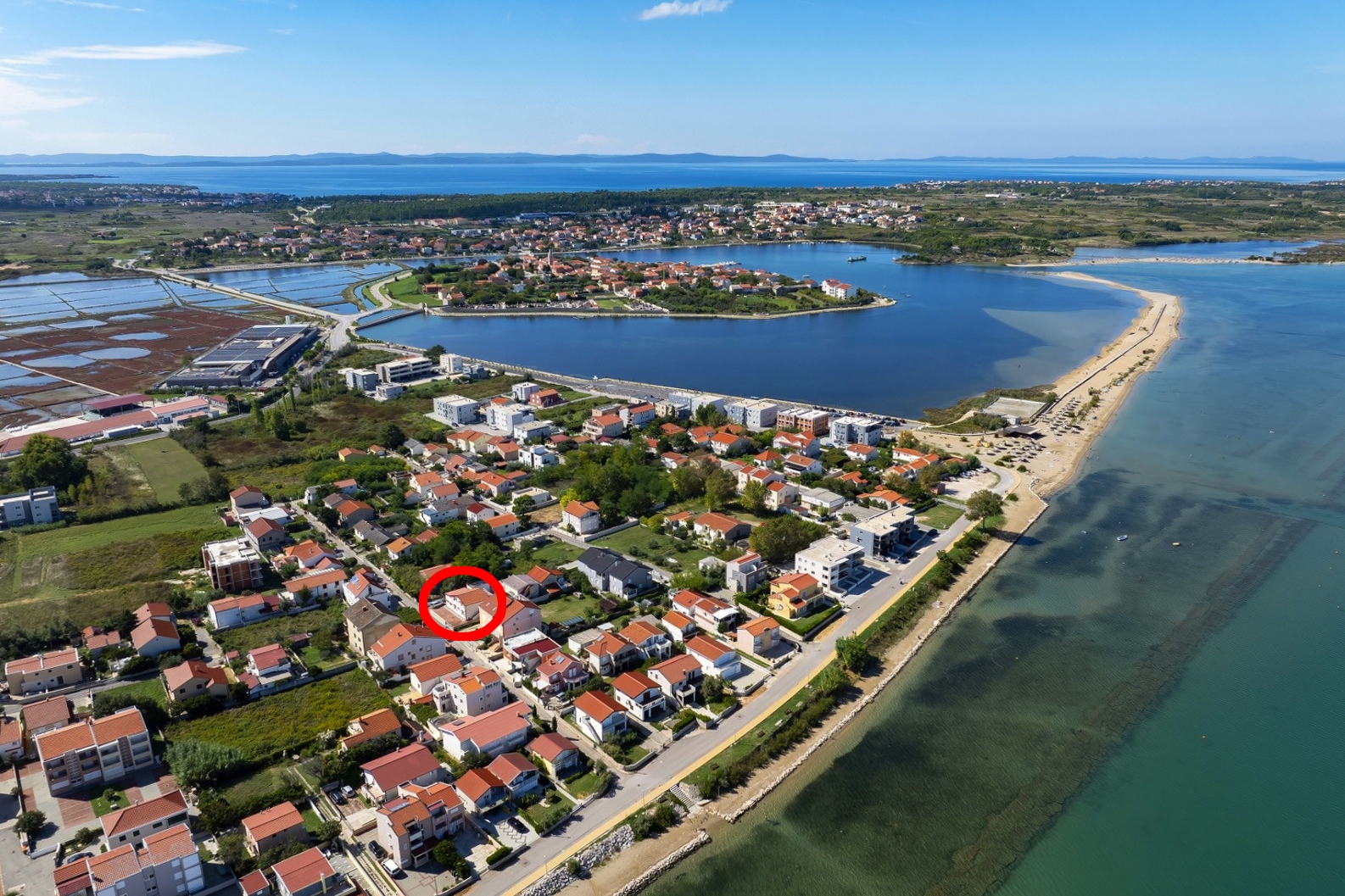 Dvosobni apartma S teraso Nin, Zadar  A-a