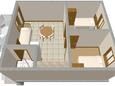 Vir, План в размещении типа apartment, Домашние животные допускаются и WiFi.