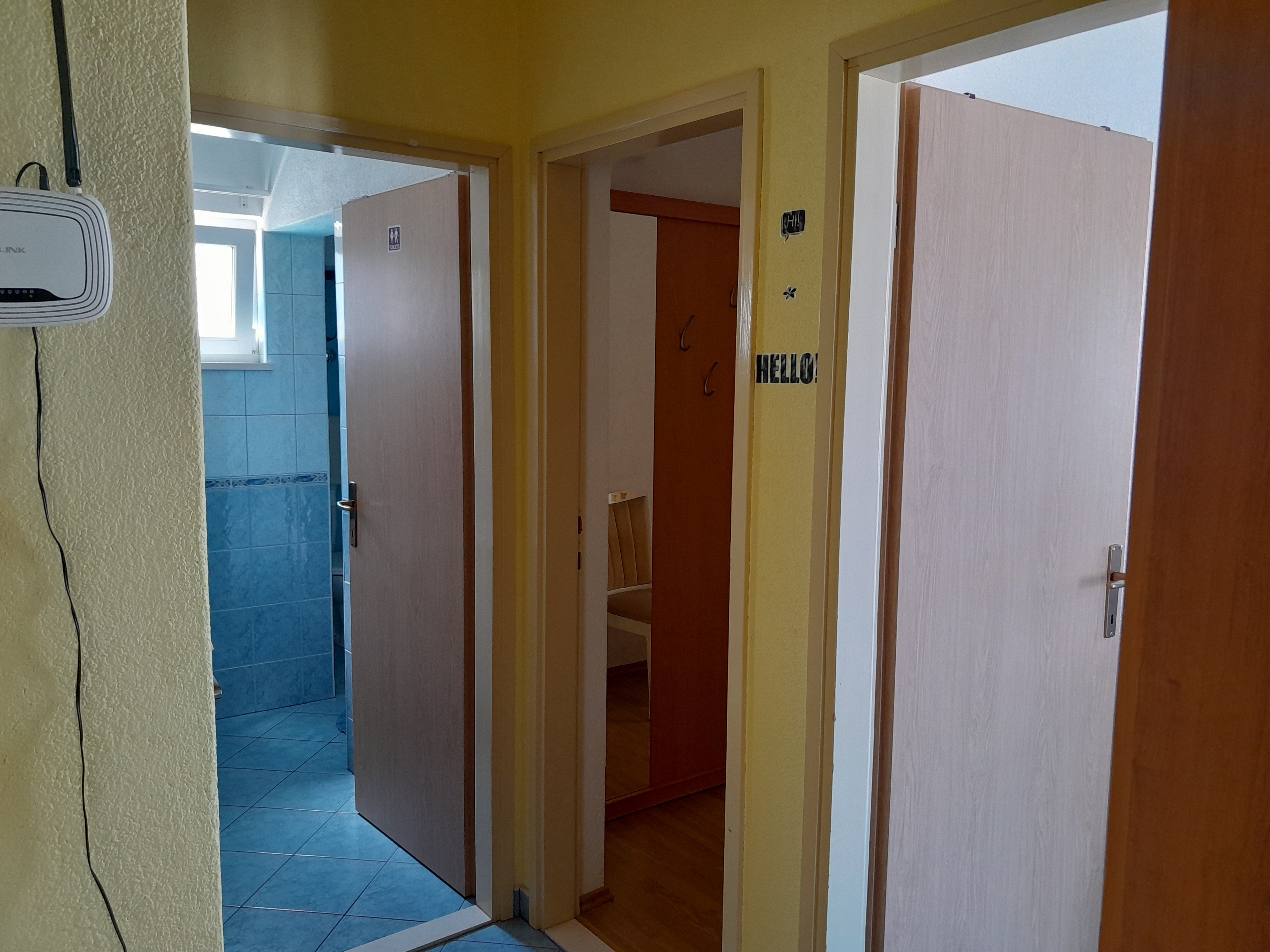 One bedroom apartment with terrace and sea view Postira, Brač  A-a