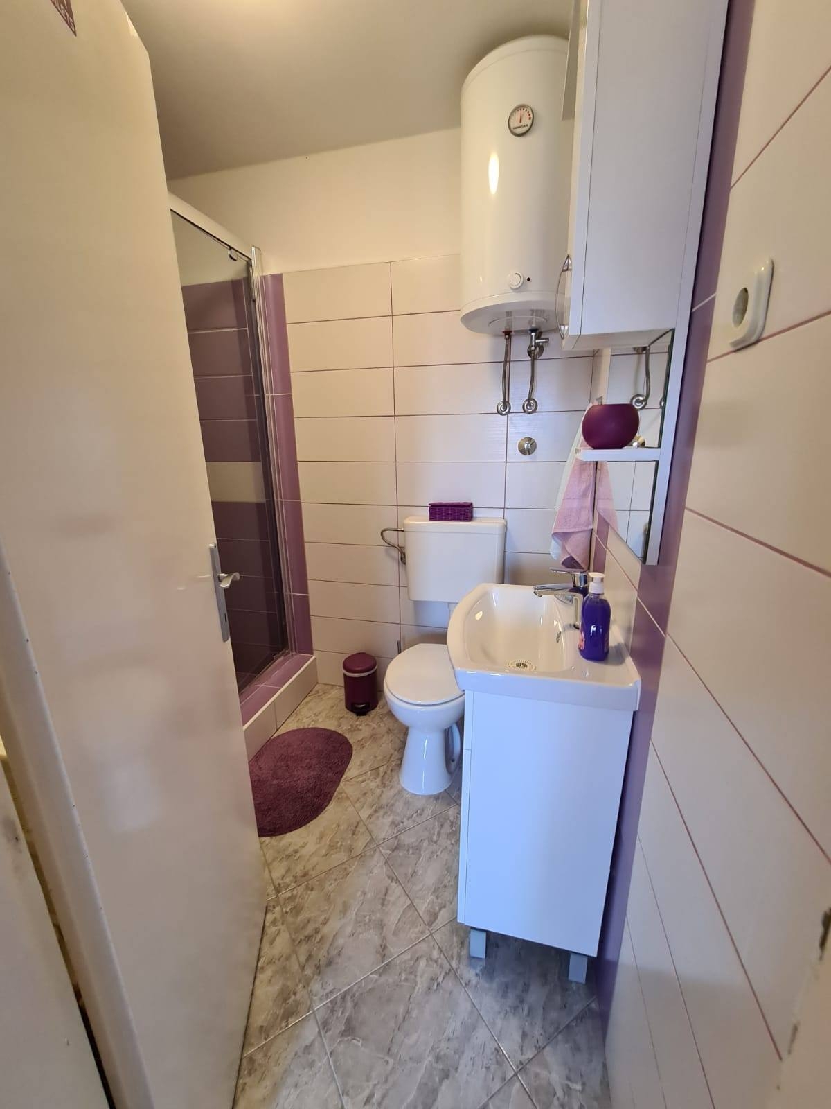 Two bedroom apartment with terrace and sea view Postira, Brač  A-b