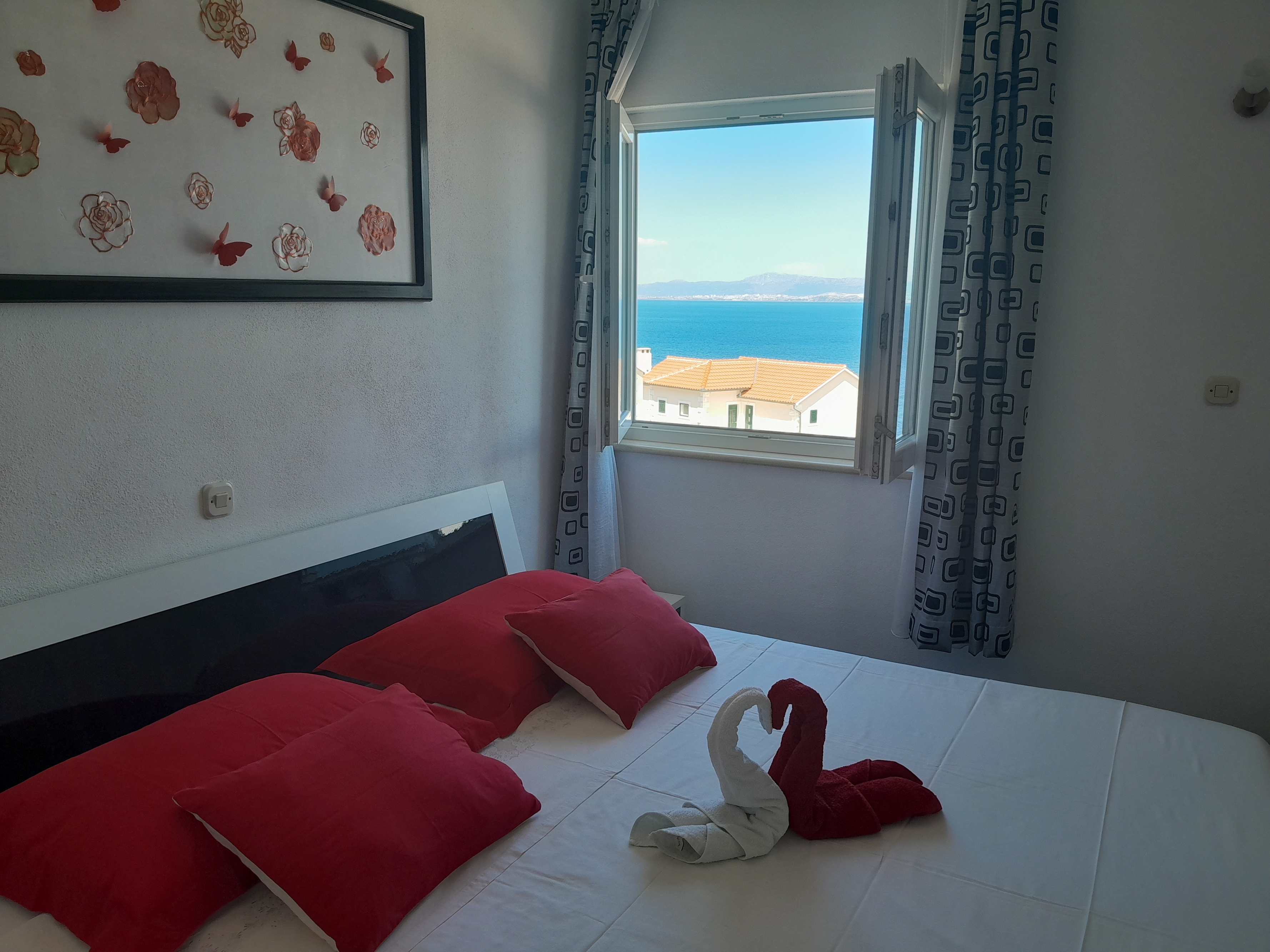 Two bedroom apartment with terrace and sea view Postira, Brač (A-2911-c)