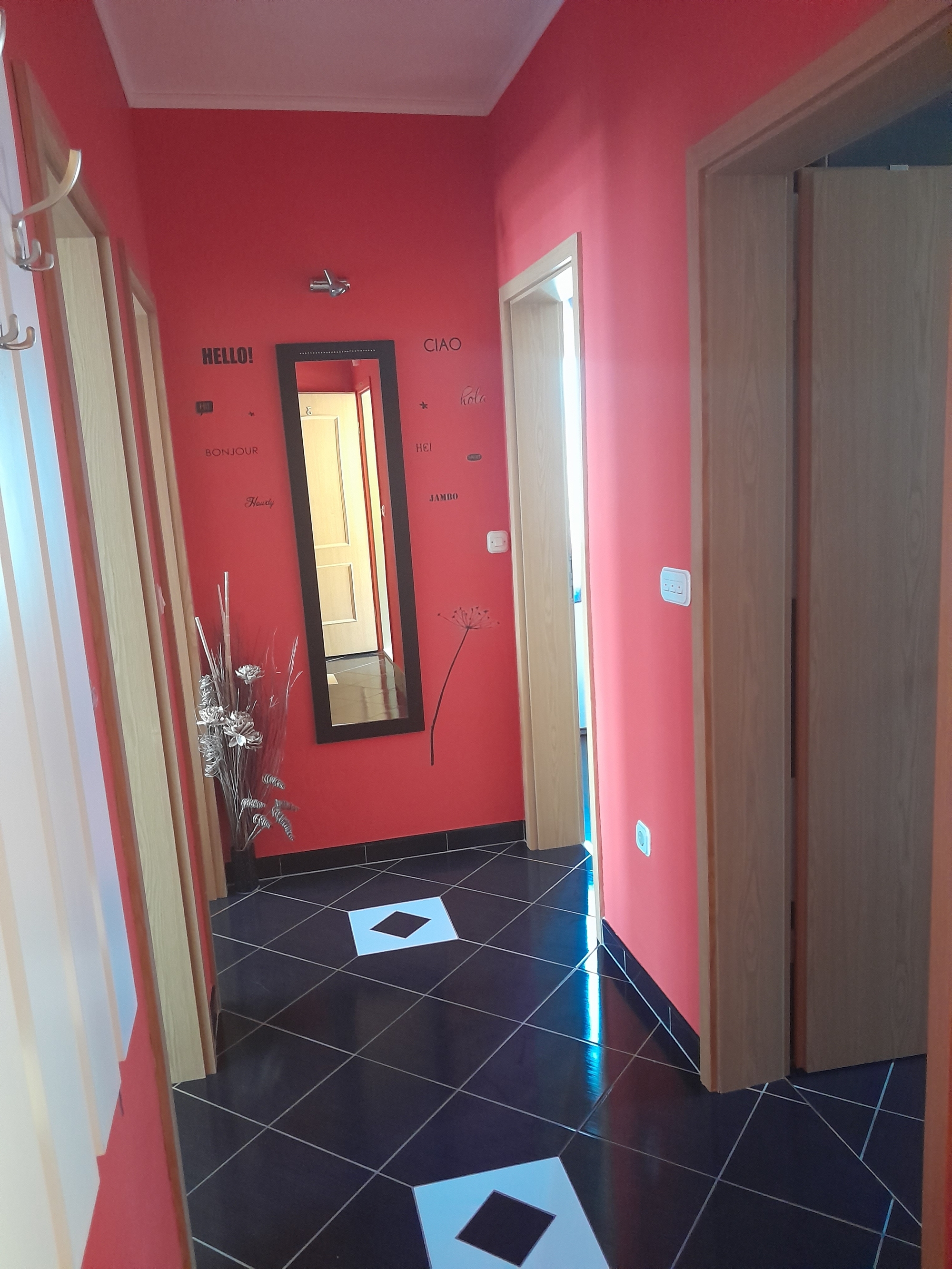 Two bedroom apartment with terrace and sea view Postira, Brač  A-c