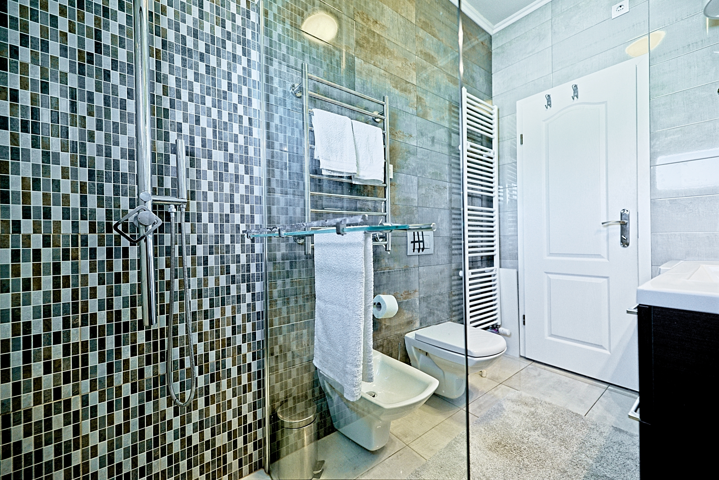 One bedroom apartment with terrace and sea view Postira, Brač  A-c