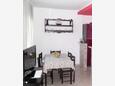 Dining room Splitska, Dining room in the apartment, air condition available, (pet friendly) and WiFi.