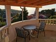 Splitska, Terras 1 in the apartment, with a sea view, (pet friendly) en WiFi.