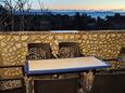 Terrace 2 Vir - Pedinka, Terrace 2 in the apartment, with a sea view and WiFi.