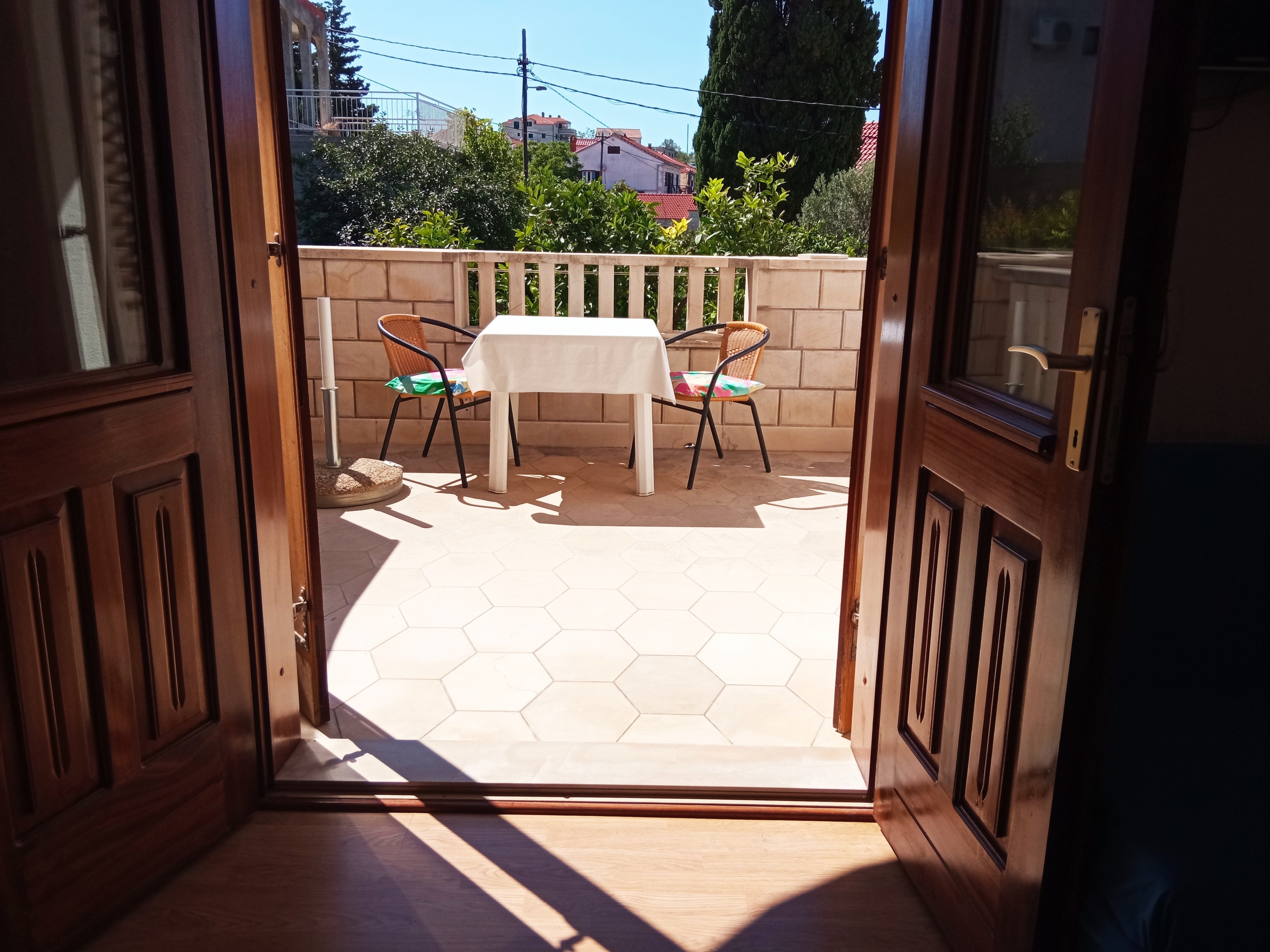 Studio flat with terrace Sumartin, Brač (AS-2949-a)