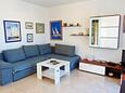 Living room Postira, Living room in the apartment, air condition available and WiFi.