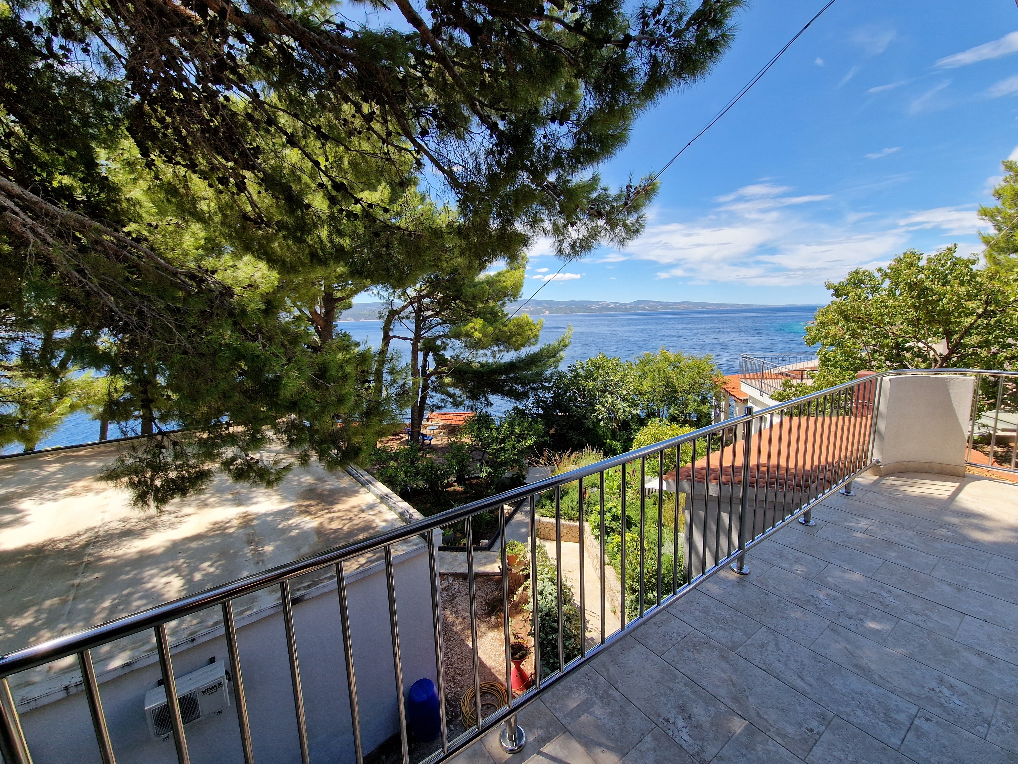 Two bedroom apartment with balcony and sea view Mimice, Omiš  A-c