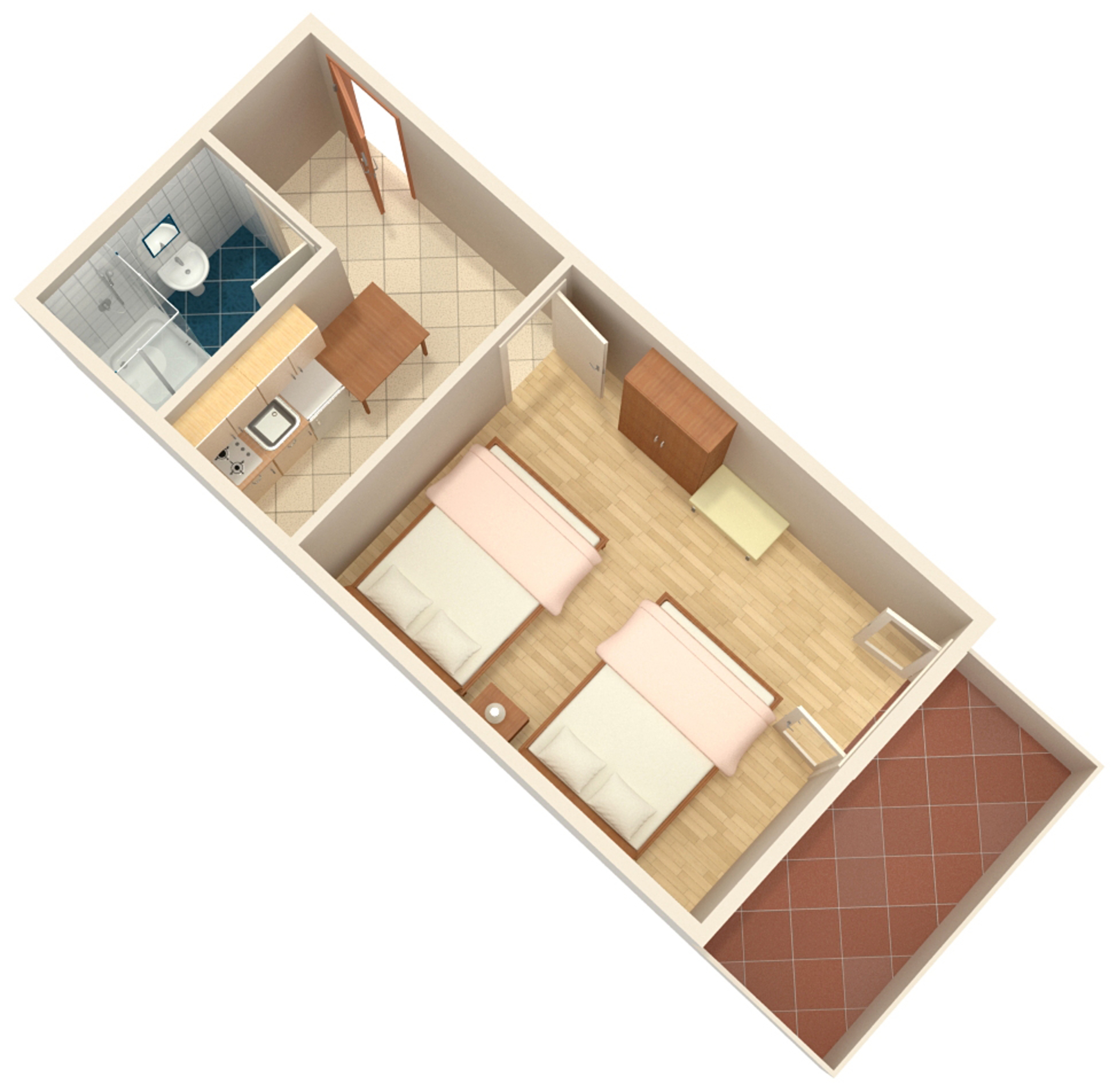 One bedroom apartment with balcony Lokva Rogoznica, Omiš  A-c