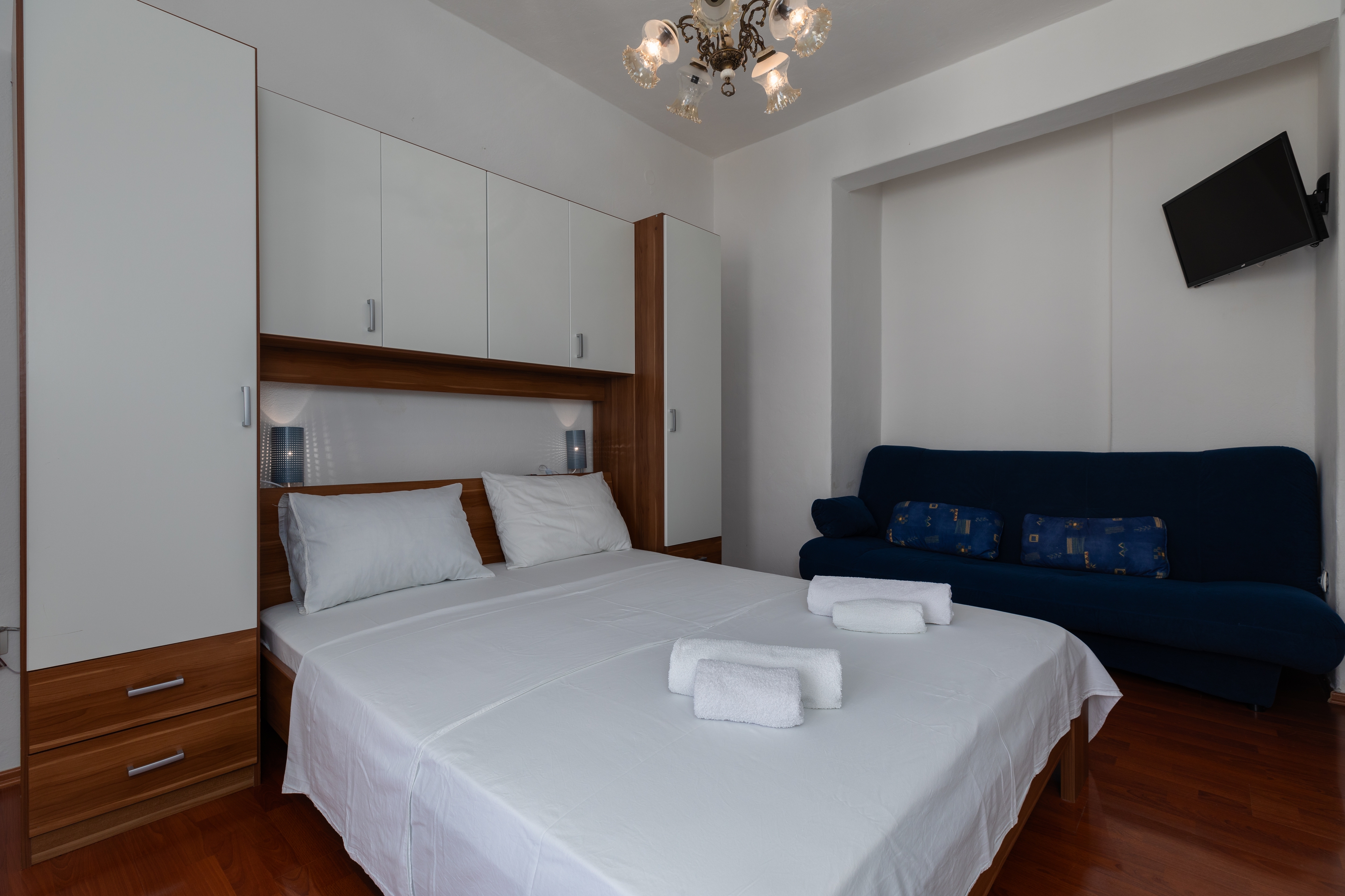 Studio flat with balcony and sea view Lokva Rogoznica, Omiš  AS-b