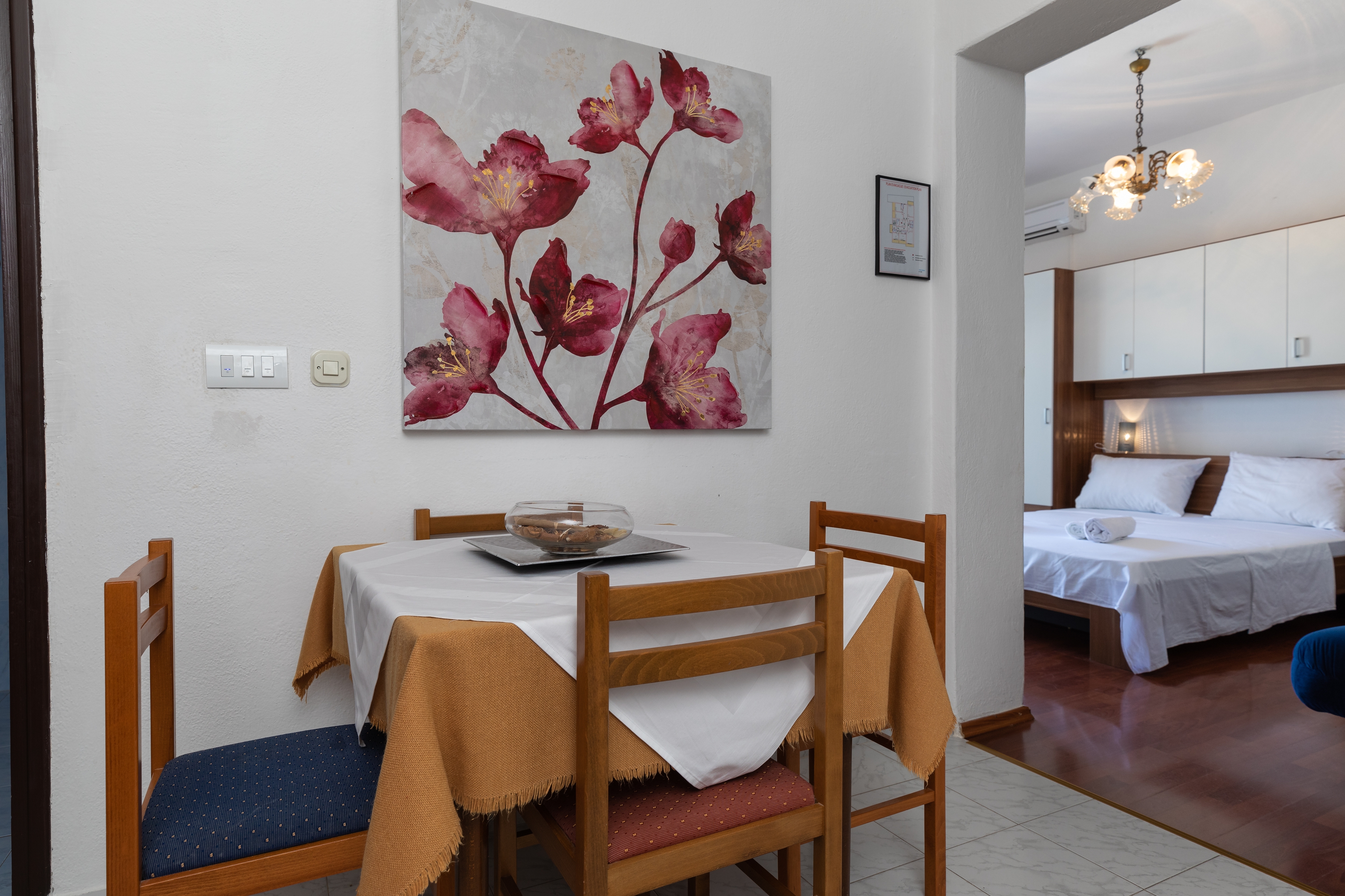 Studio flat with balcony and sea view Lokva Rogoznica, Omiš  AS-b