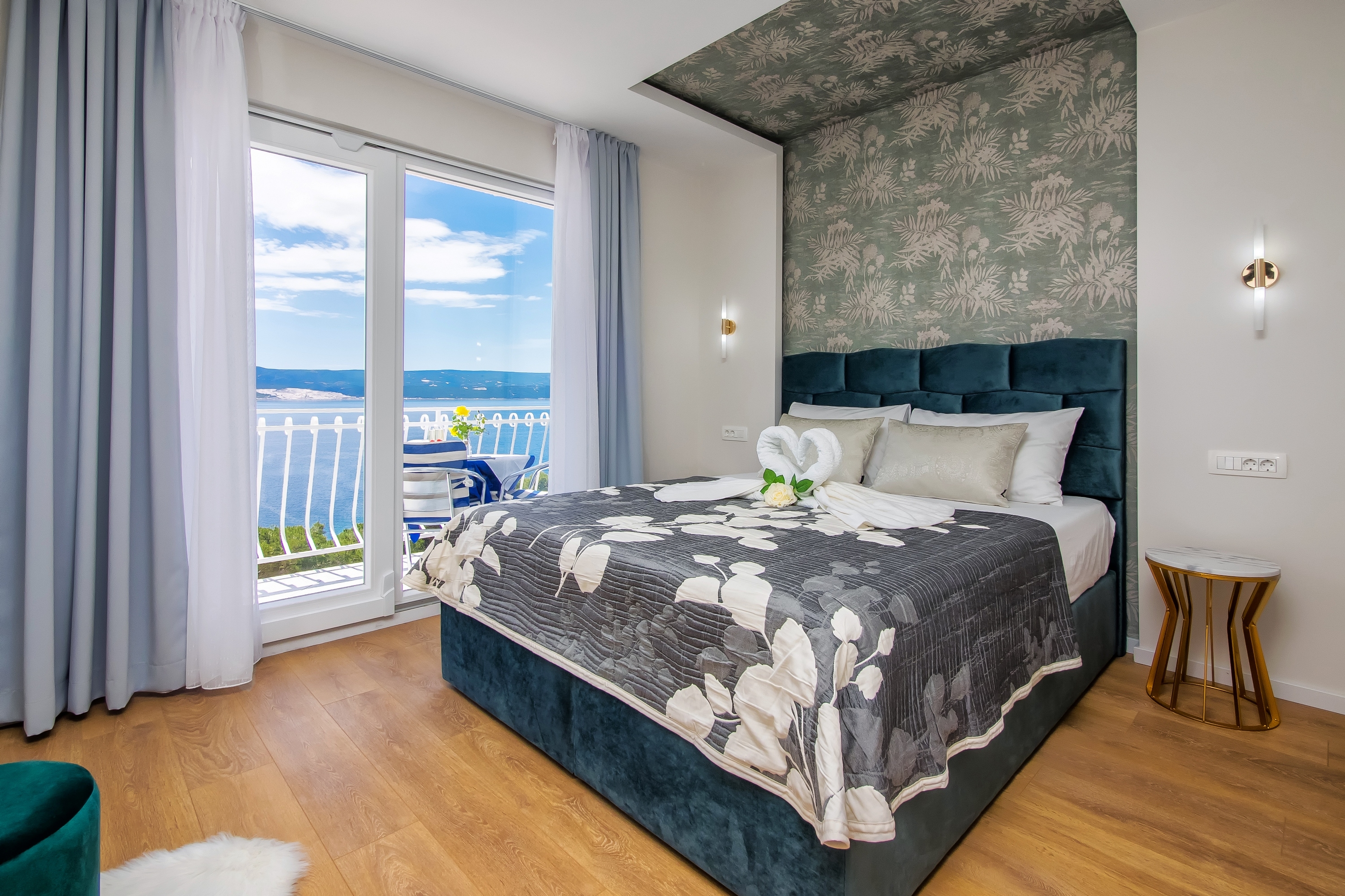 Jednosobni apartman s balkonom Lokva Rogoznica, Omiš  A-c