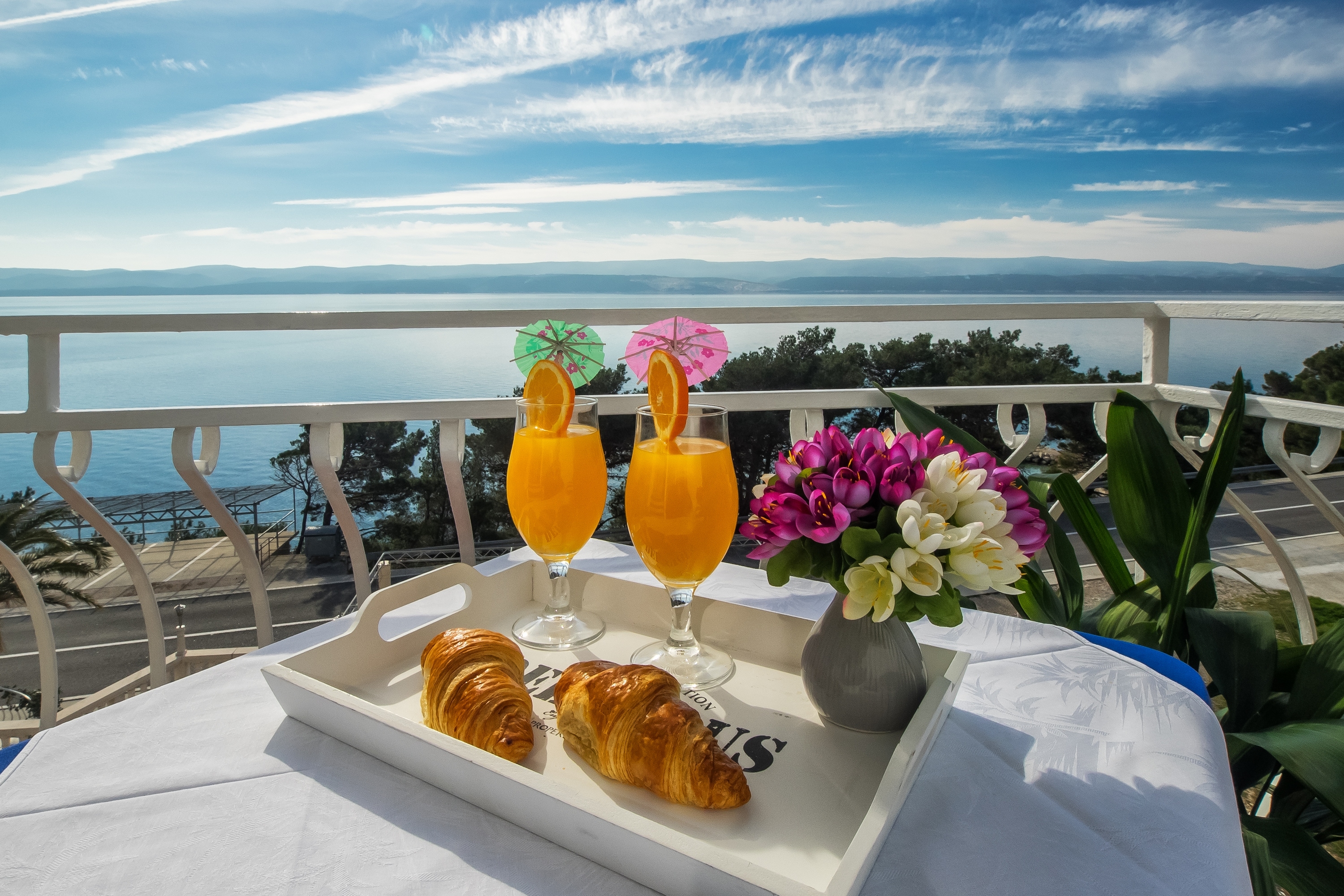 Room with balcony and sea view Lokva Rogoznica, Omiš  S-d