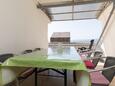 Terrace 1 Duće, Terrace 1 in the apartment, with a sea view and WiFi.