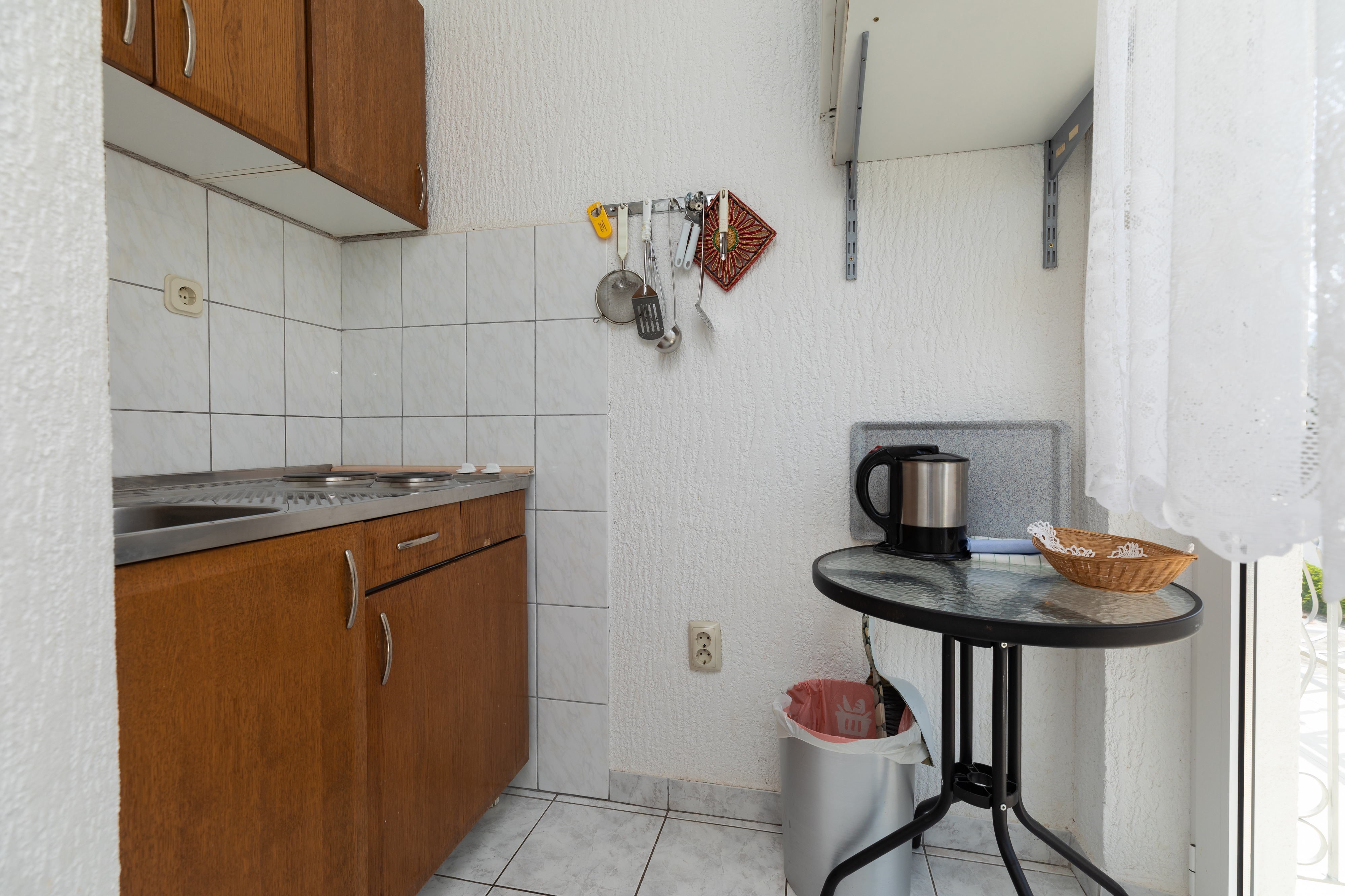 Studio flat with balcony and sea view Duće, Omiš (AS-2992-a)