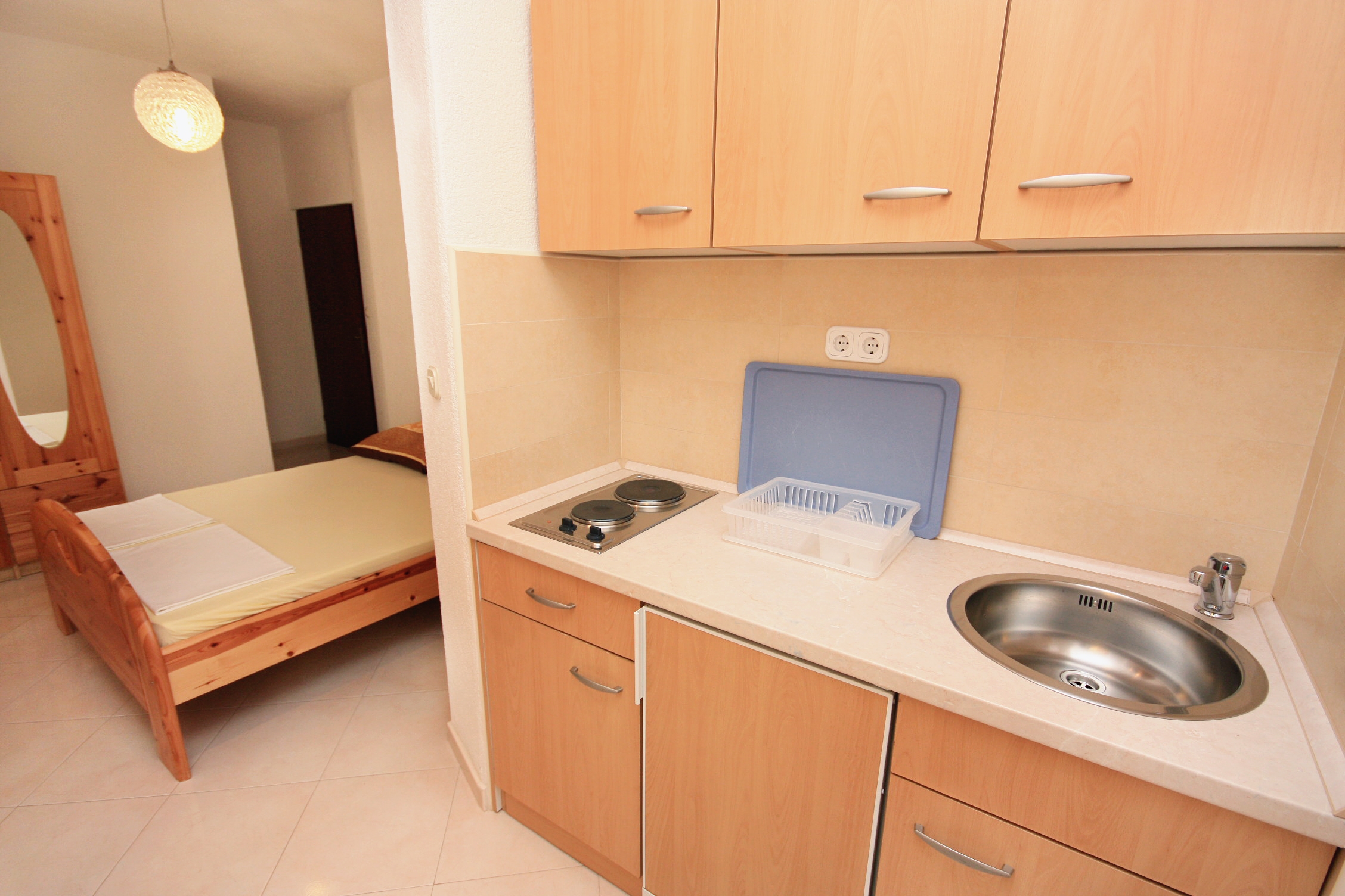 Studio flat with terrace and sea view Vodice (AS-2995-a)