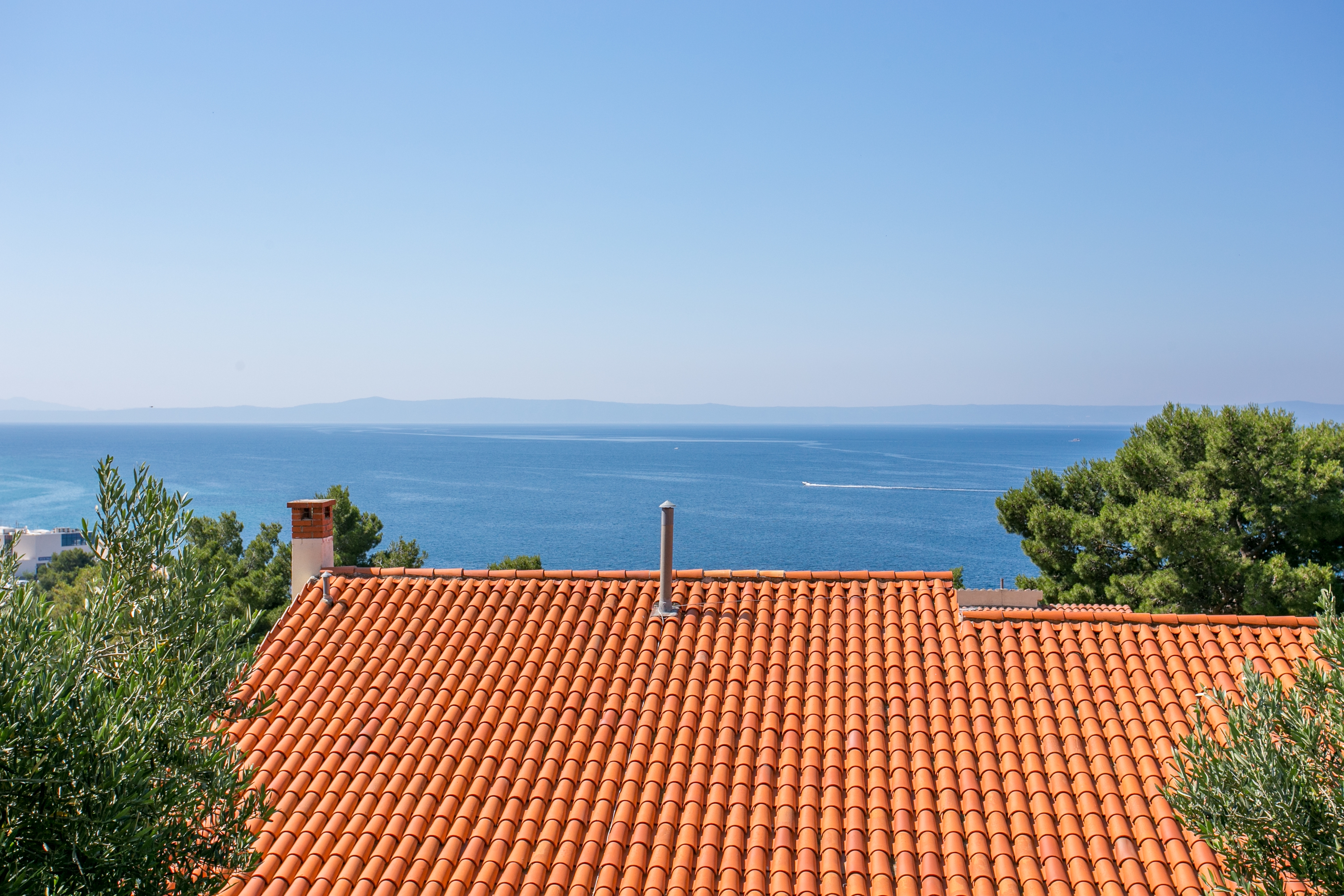 Two bedroom apartment with terrace and sea view Baška Voda, Makarska  A-b
