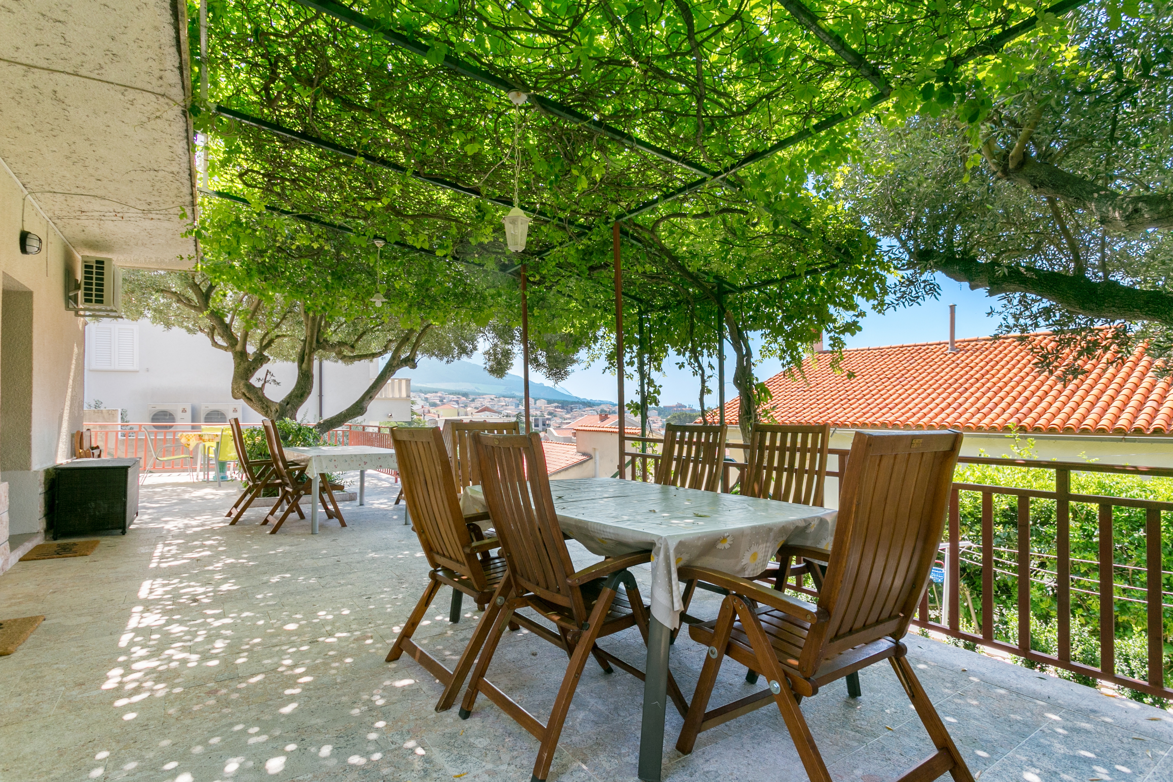 Two bedroom apartment with terrace and sea view Baška Voda, Makarska  A-b