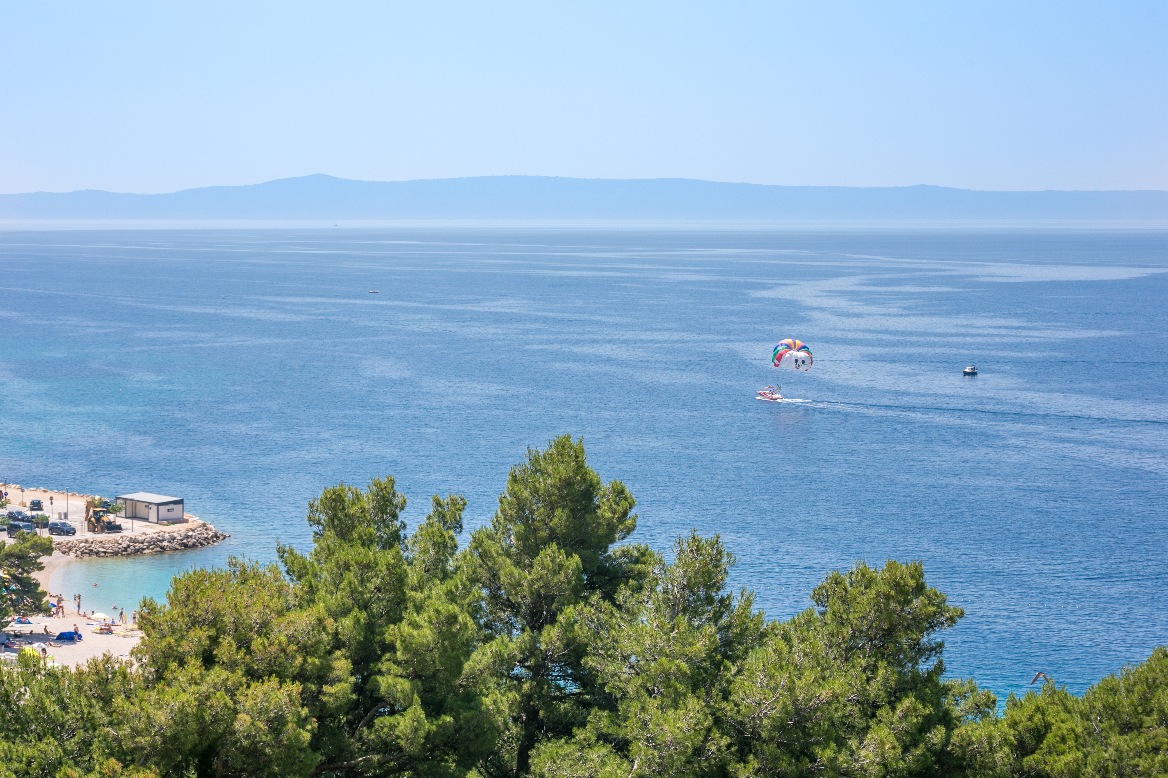 One bedroom apartment with balcony and sea view Baška Voda, Makarska  A-d
