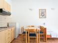 Dining room Baška Voda, Dining room in the studio-apartment, (pet friendly) and WiFi.